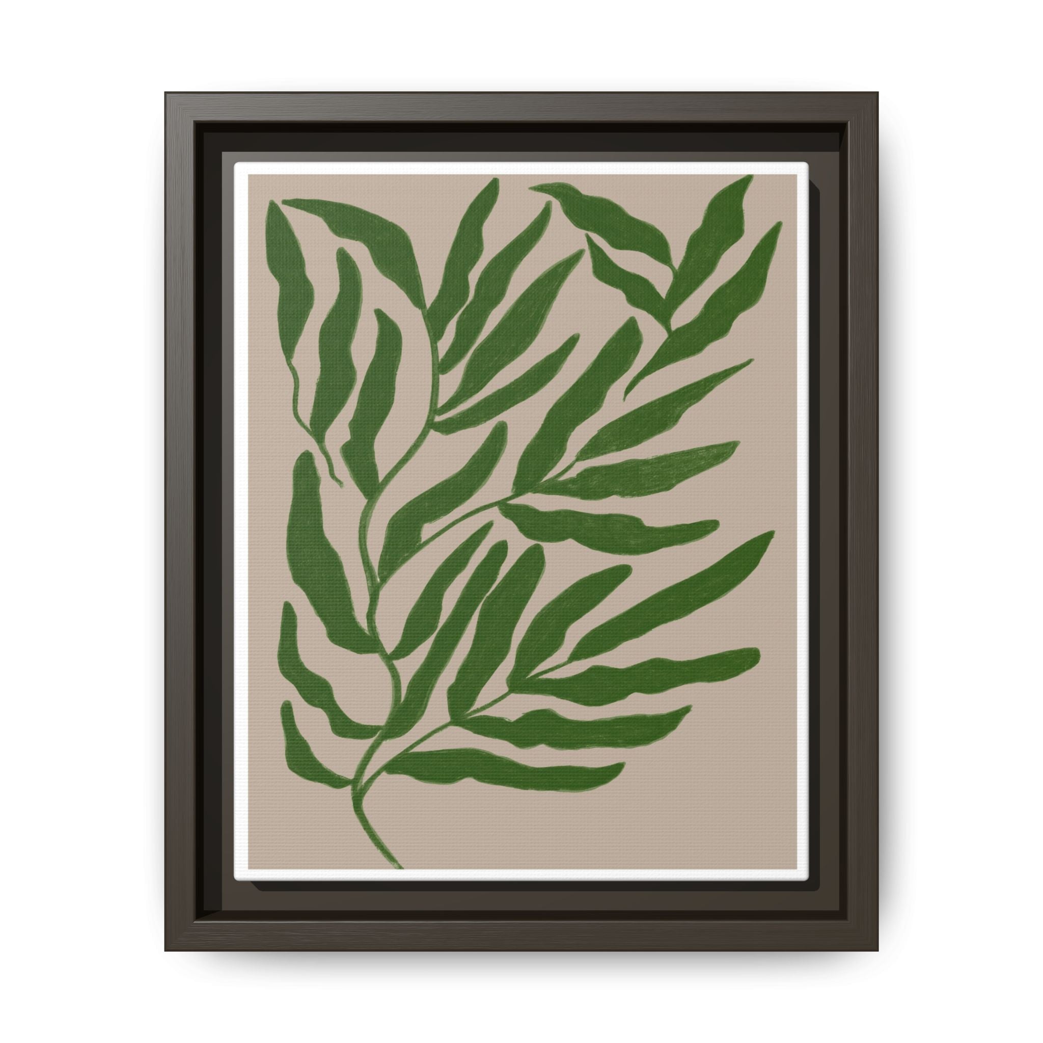 Emerald Canopy Drift - Framed