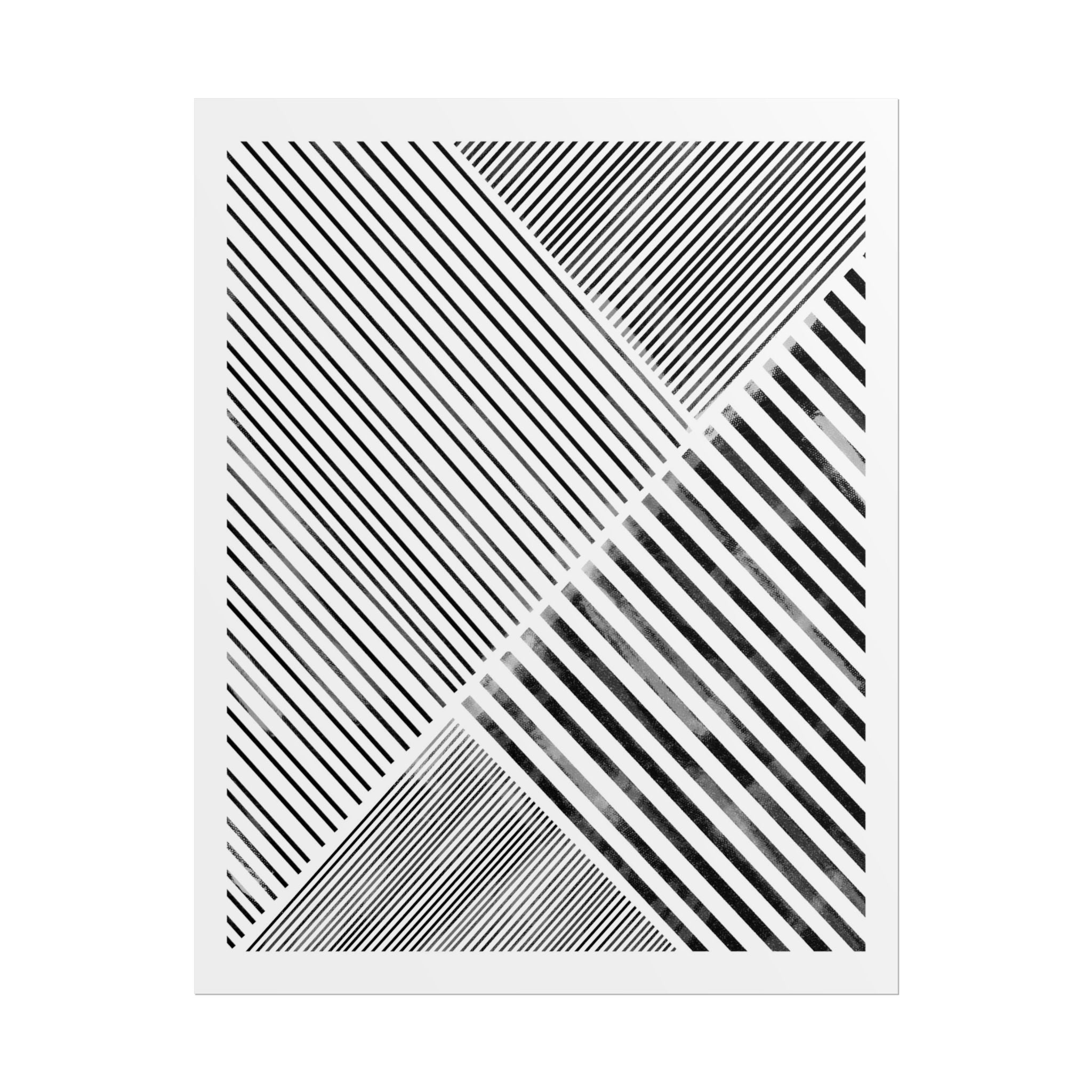 Monochrome Motion Angles - Poster
