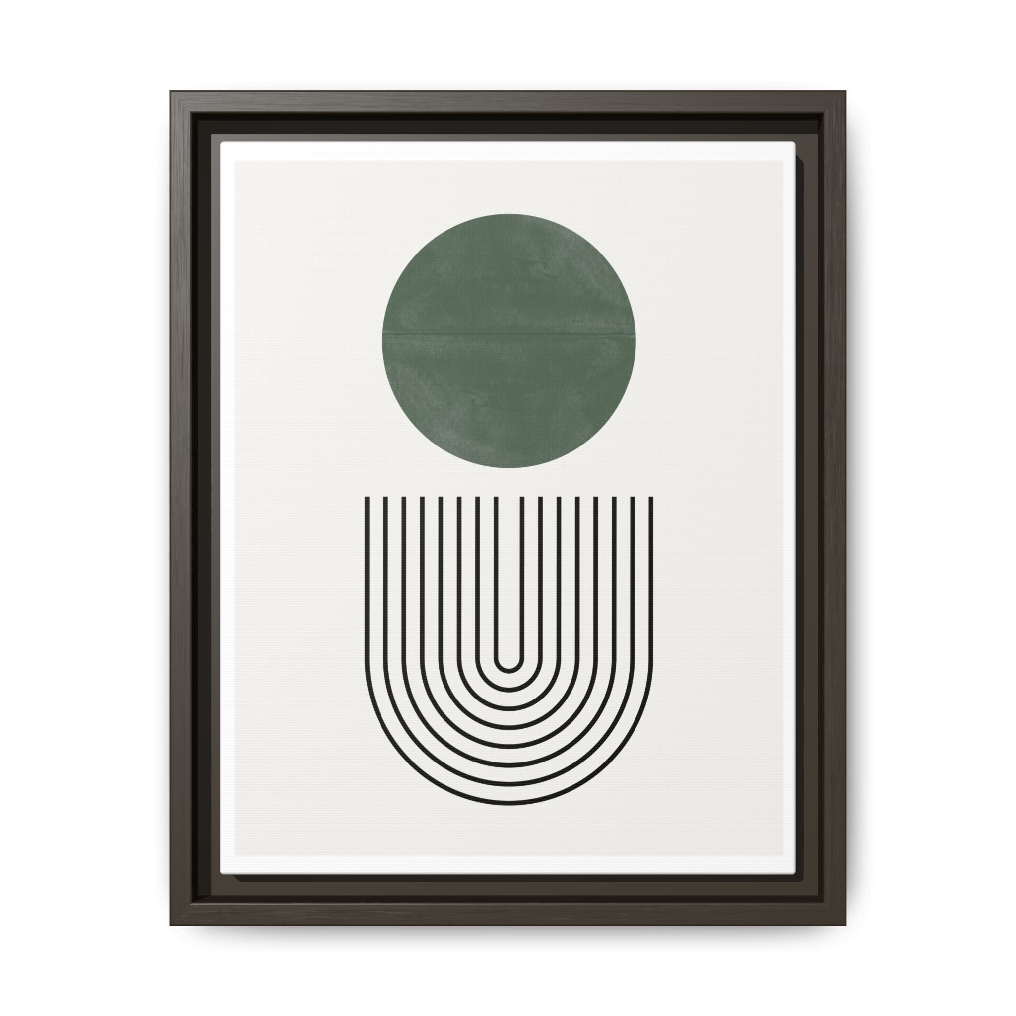 Emerald Orbit Pathways - Framed