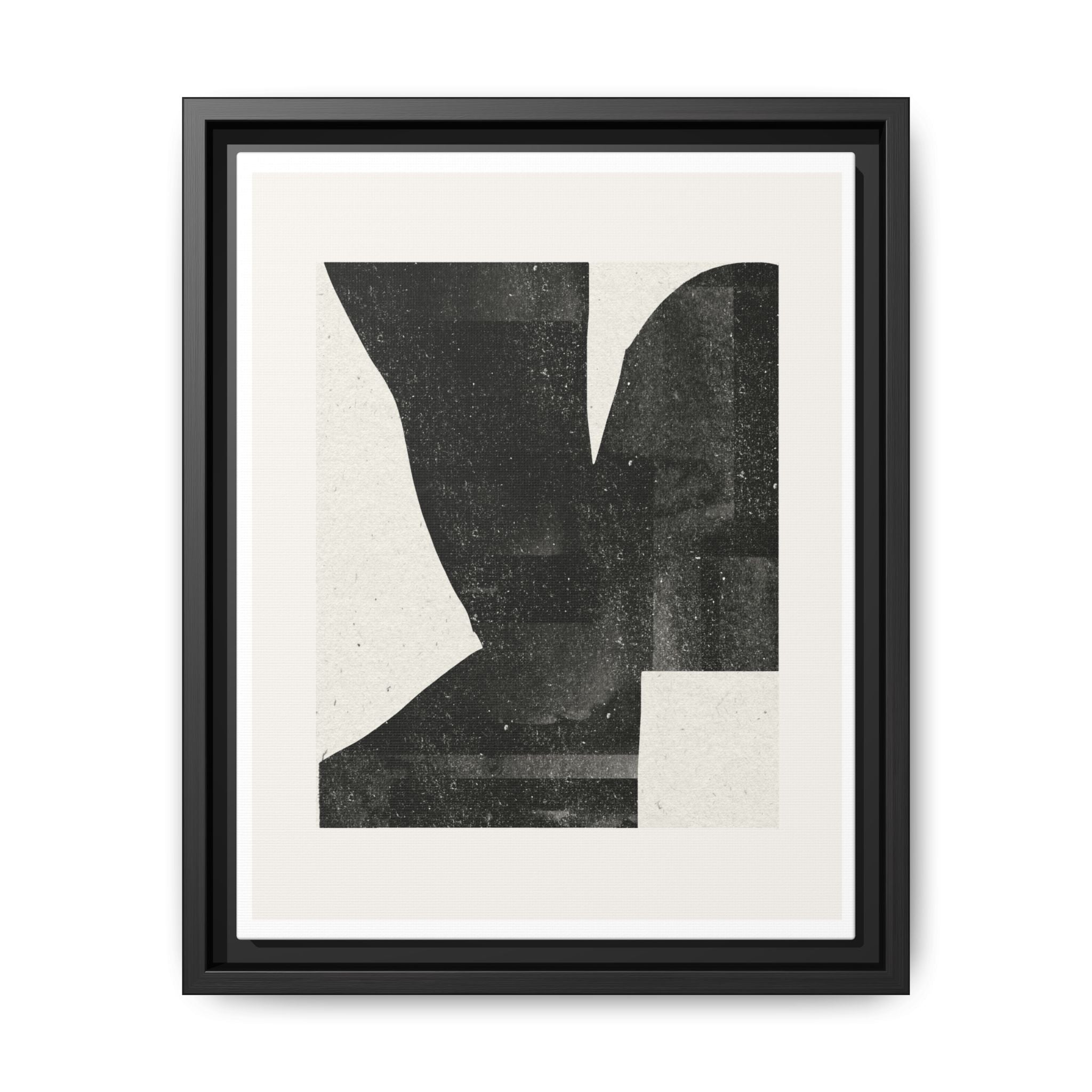 Noir Balance Echoes - Framed