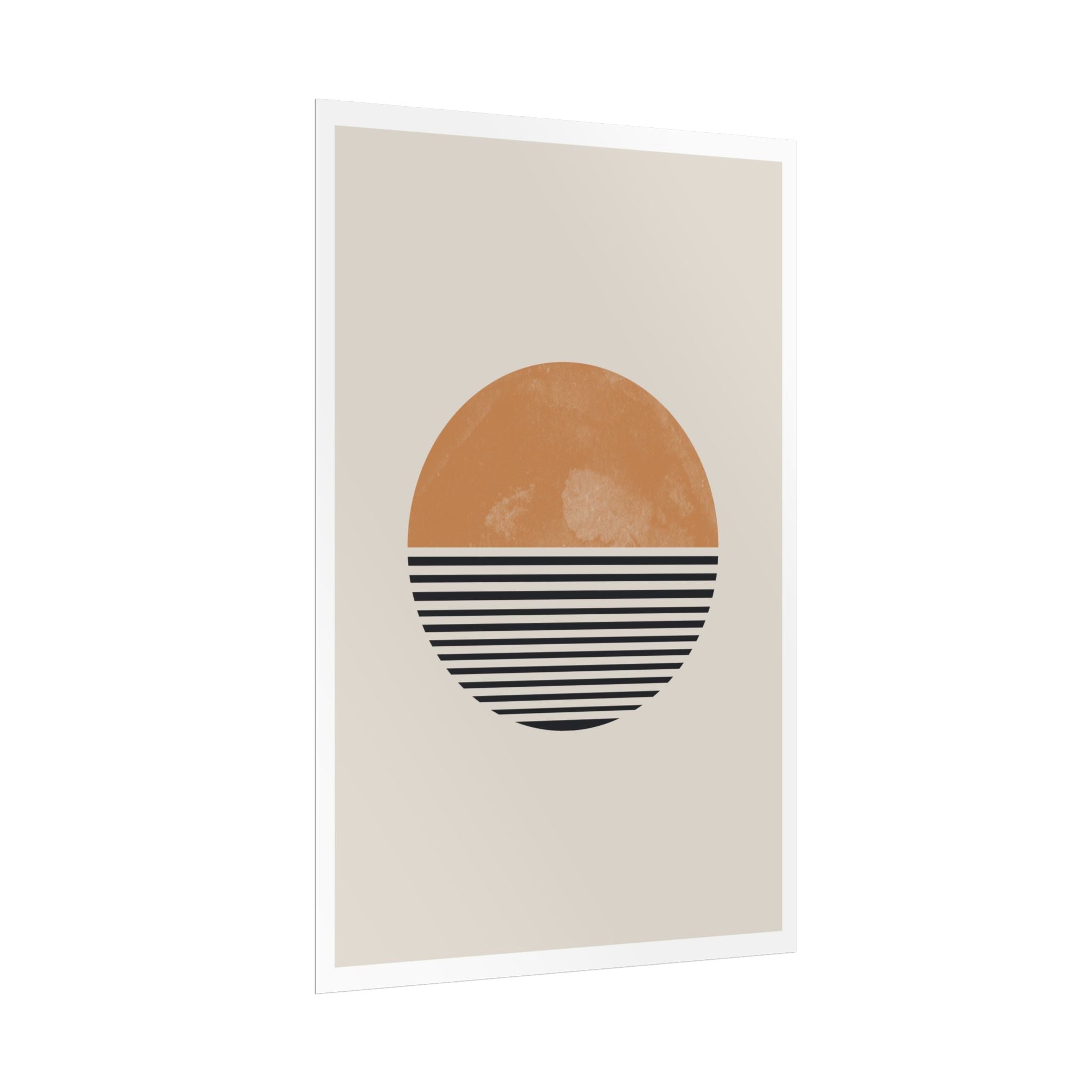 Amber Horizon Echoes - Poster
