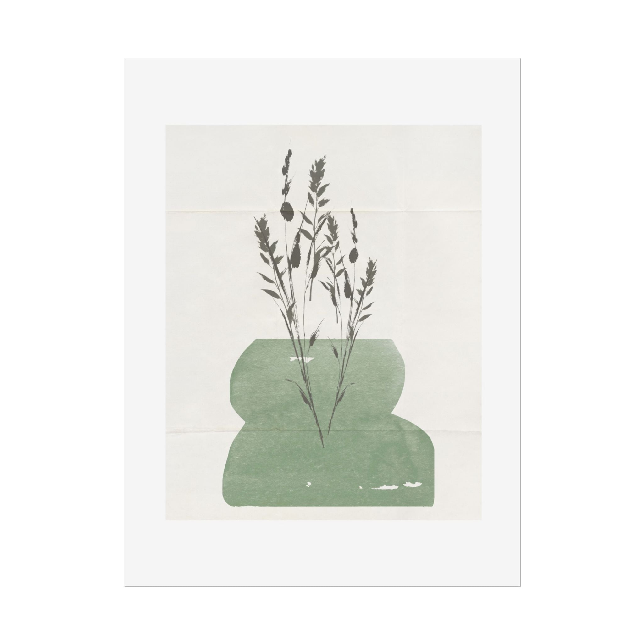 Sage Meadow Silhouette - Poster