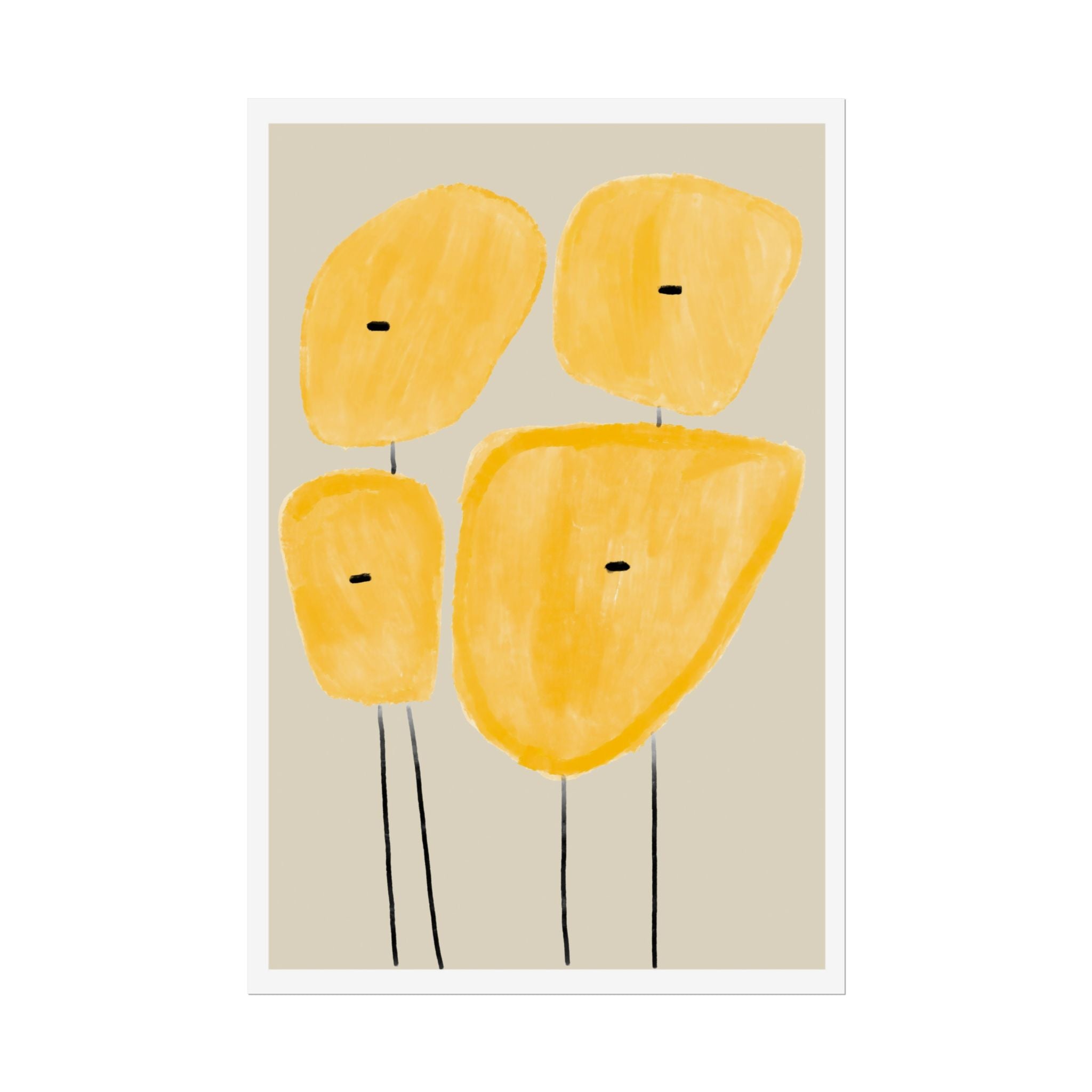 Golden Meadow Figures - Poster