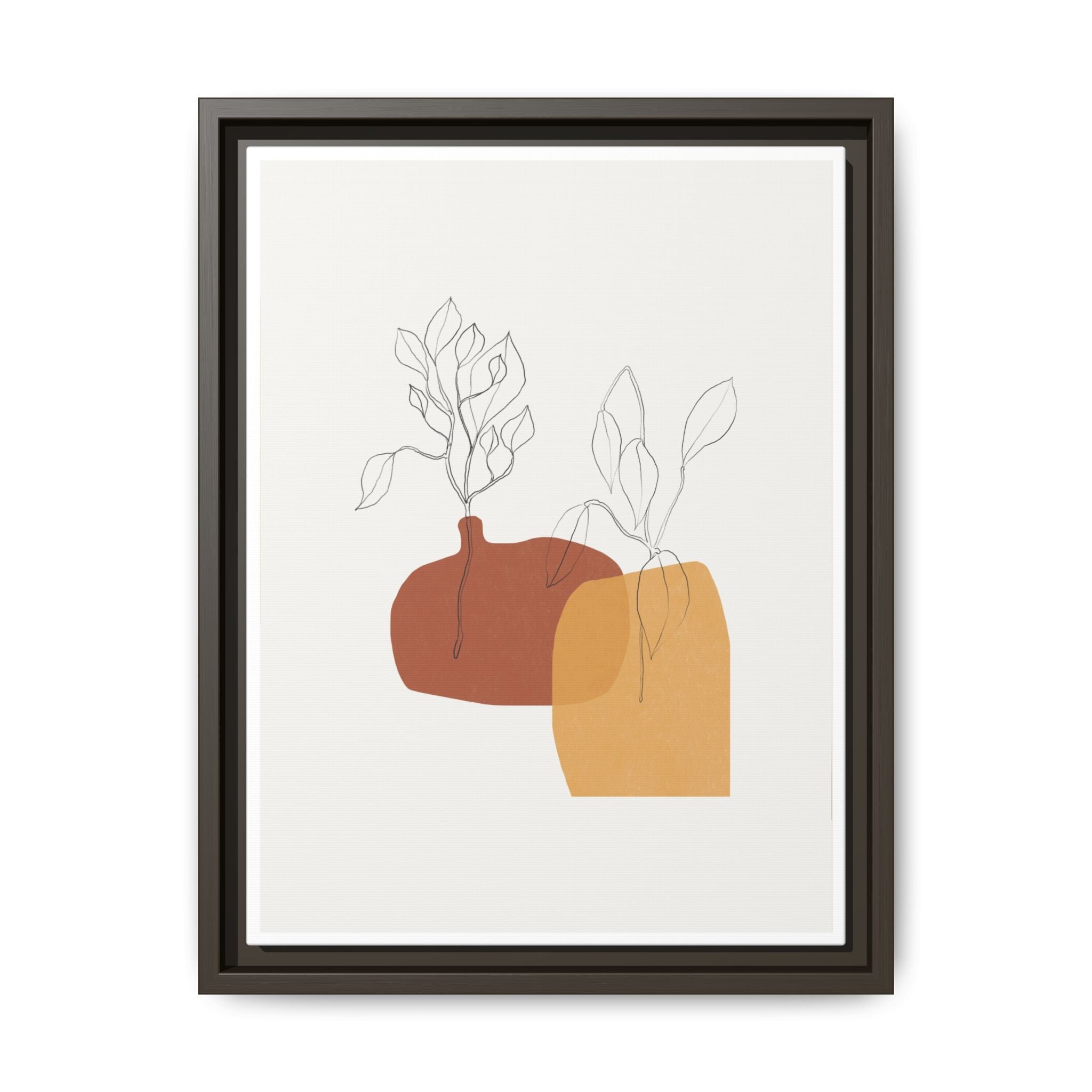 Terracotta Whisper Forms - Framed