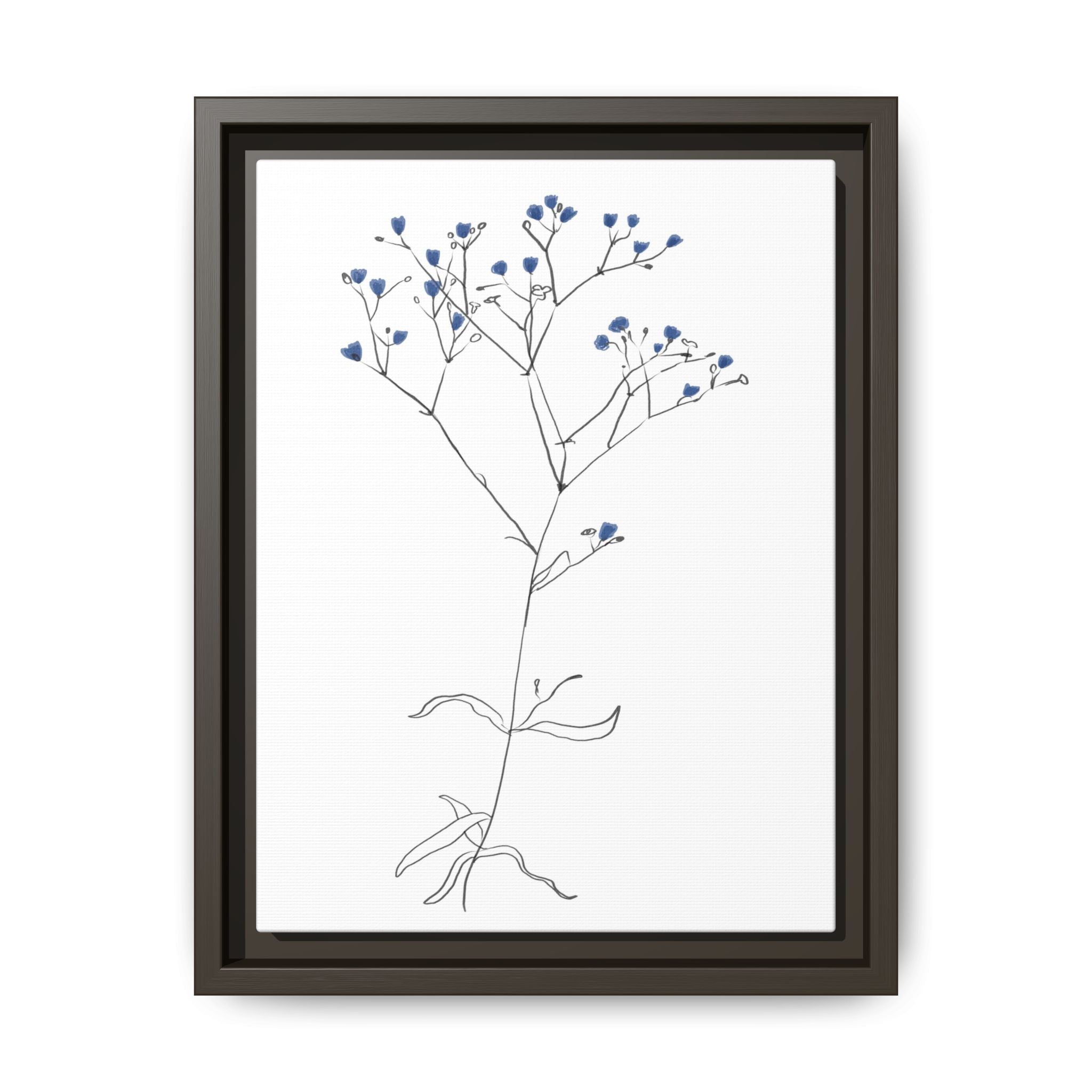 Blue Meadow Whisper - Framed