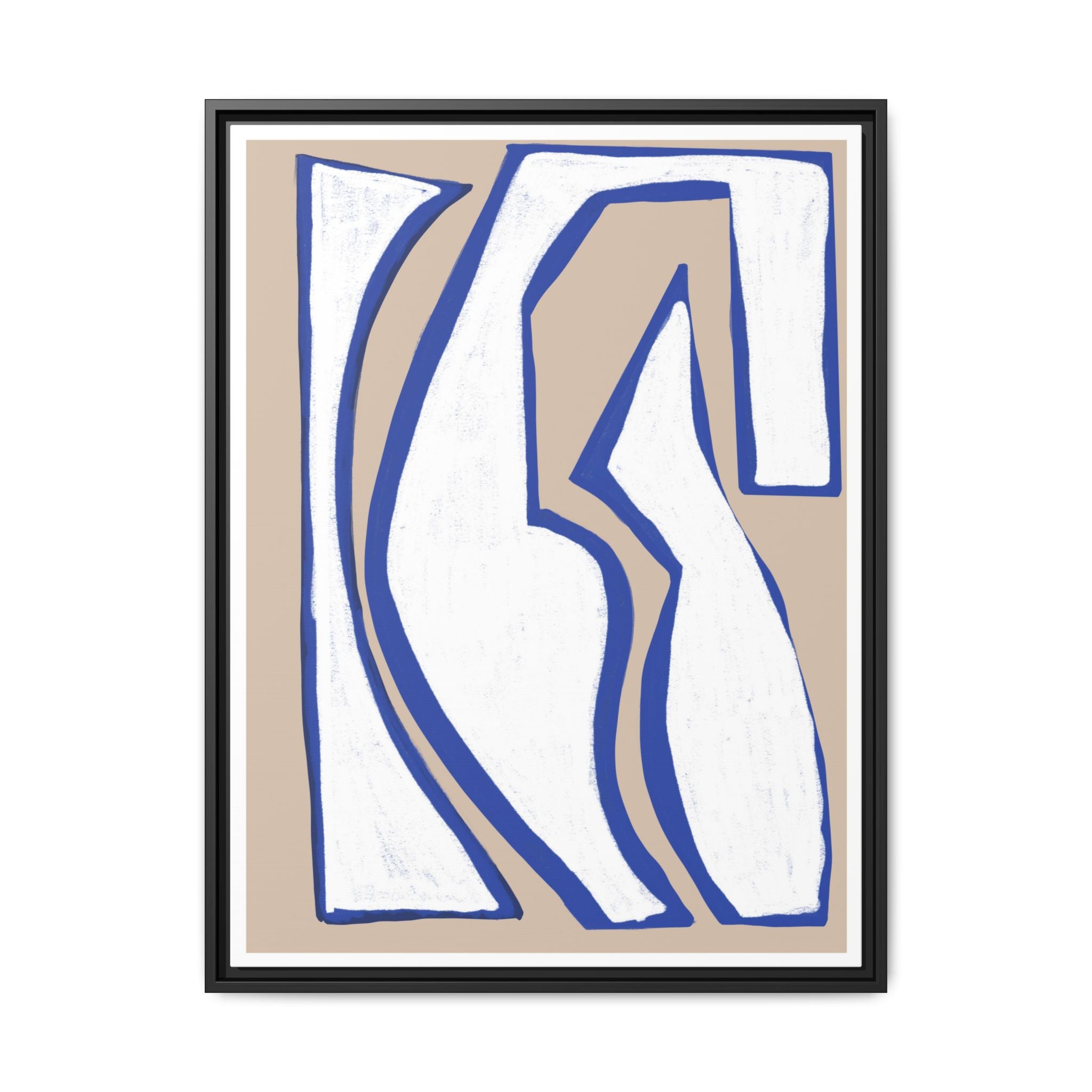 Cobalt Form Continuum - Framed