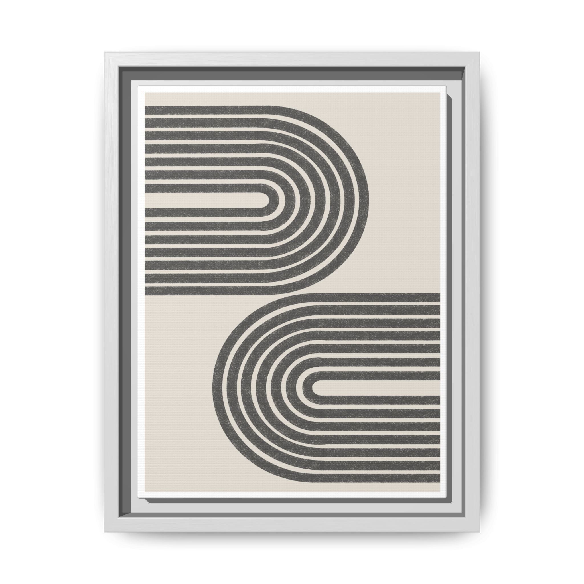 Twin Horizon Currents - Framed