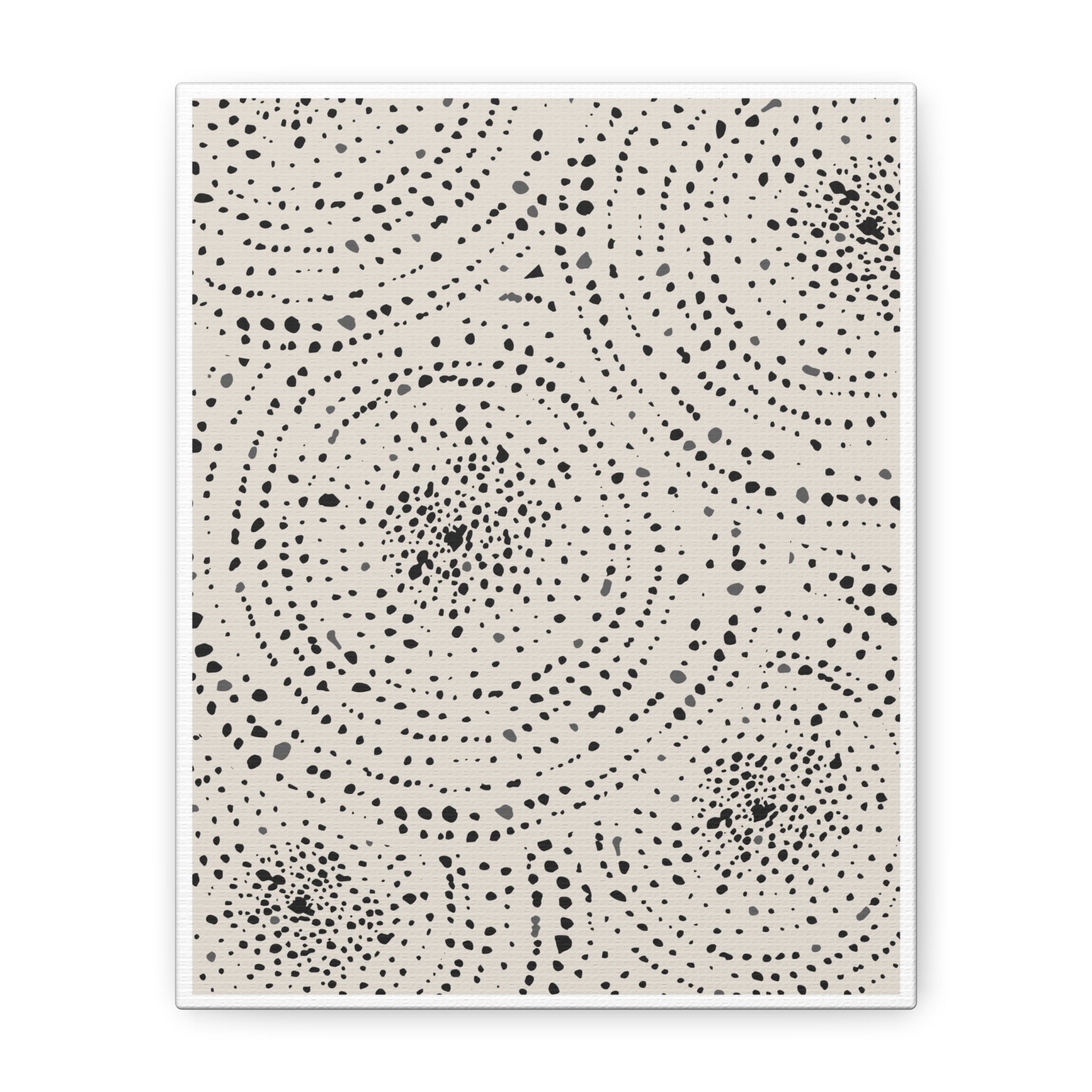 Celestial Pebble Drift Patterns - Canvas