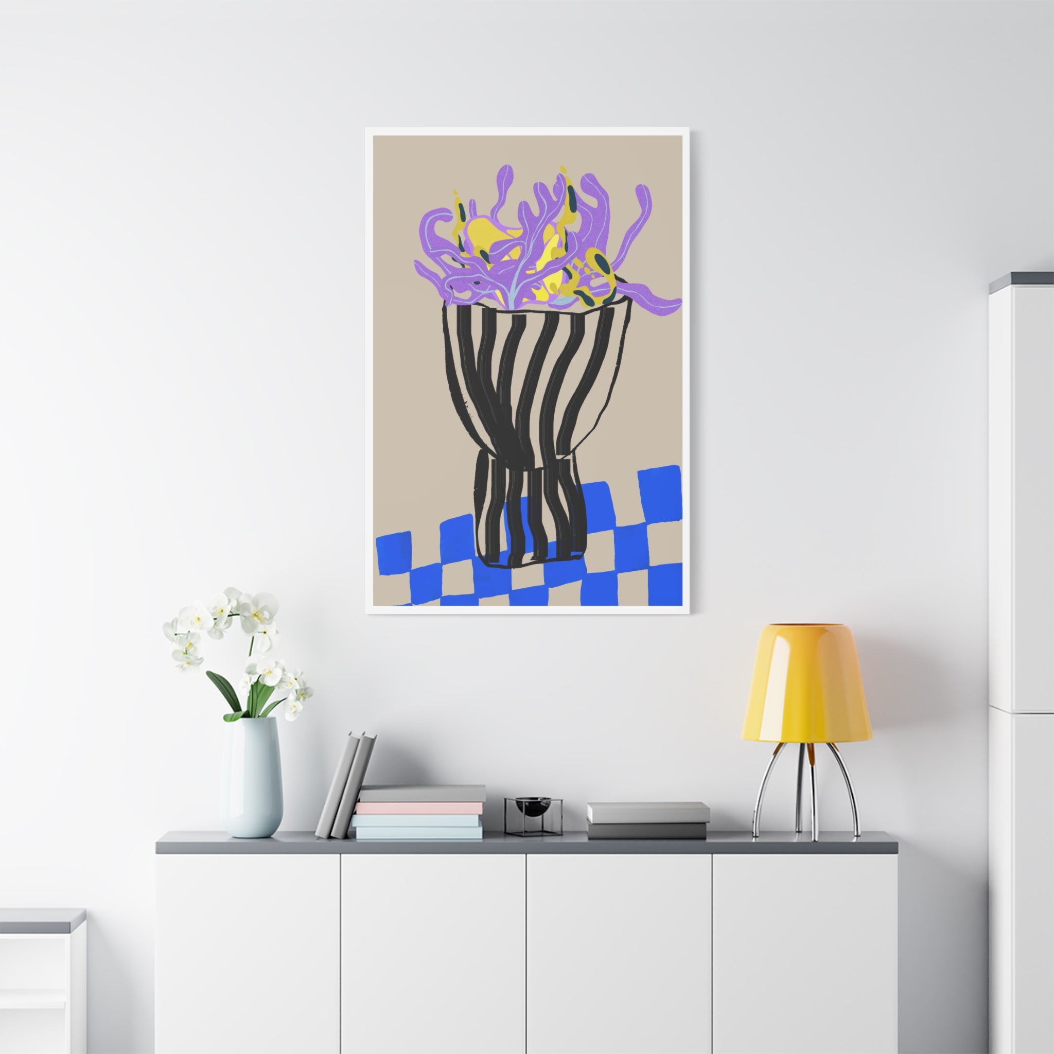 Lavender Coral Mirage - Canvas