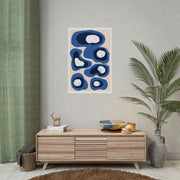 Indigo Orbit Mosaic - Poster