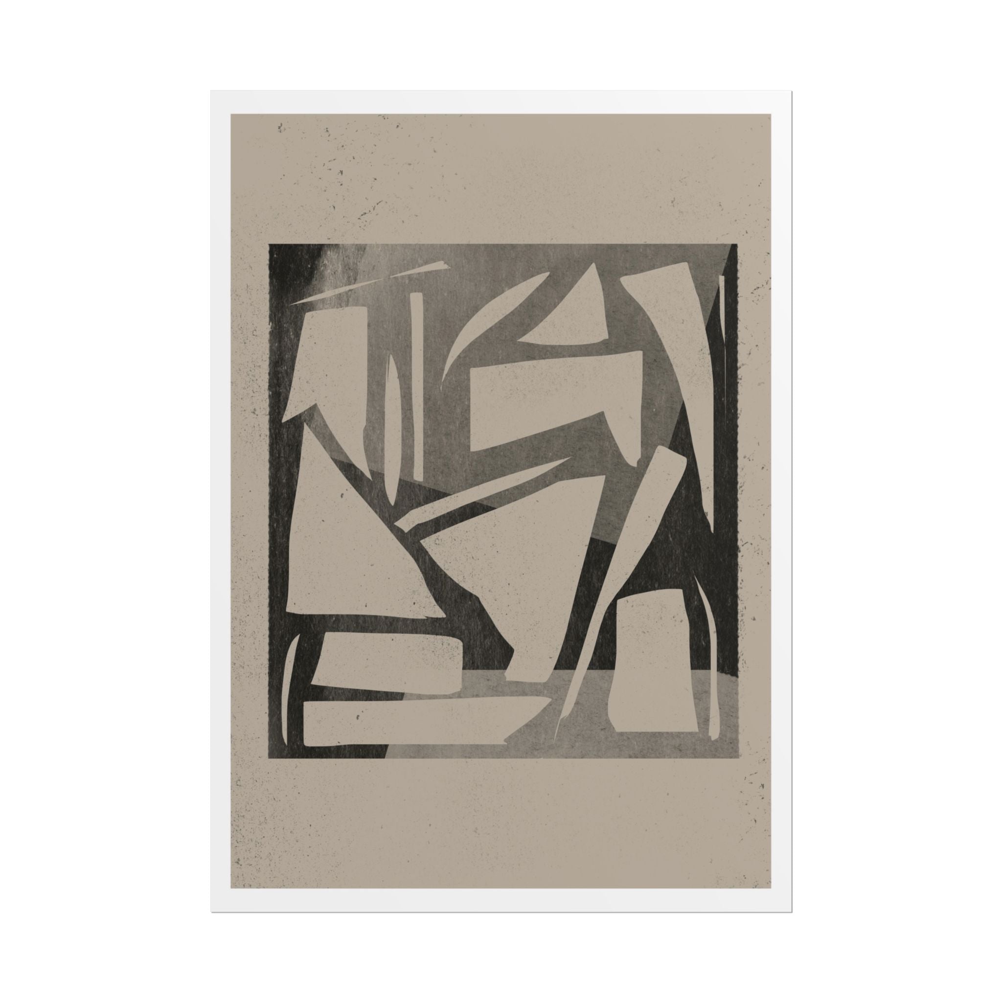 Shadow Fragment Rhythm Study - Poster