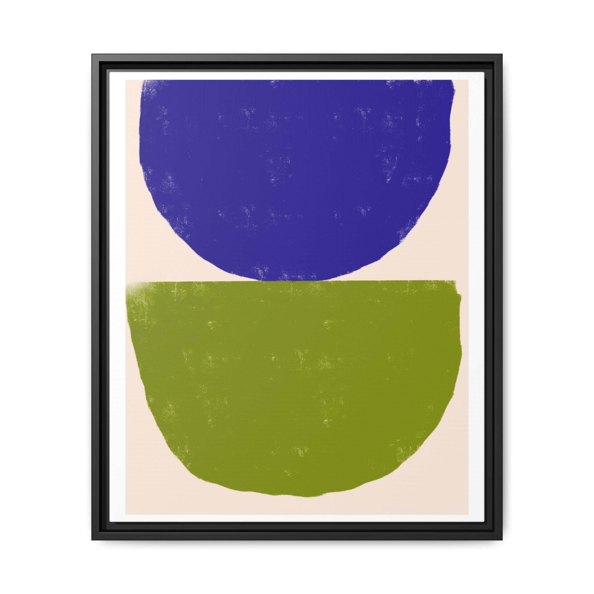 Cobalt Meadow Balance - Framed