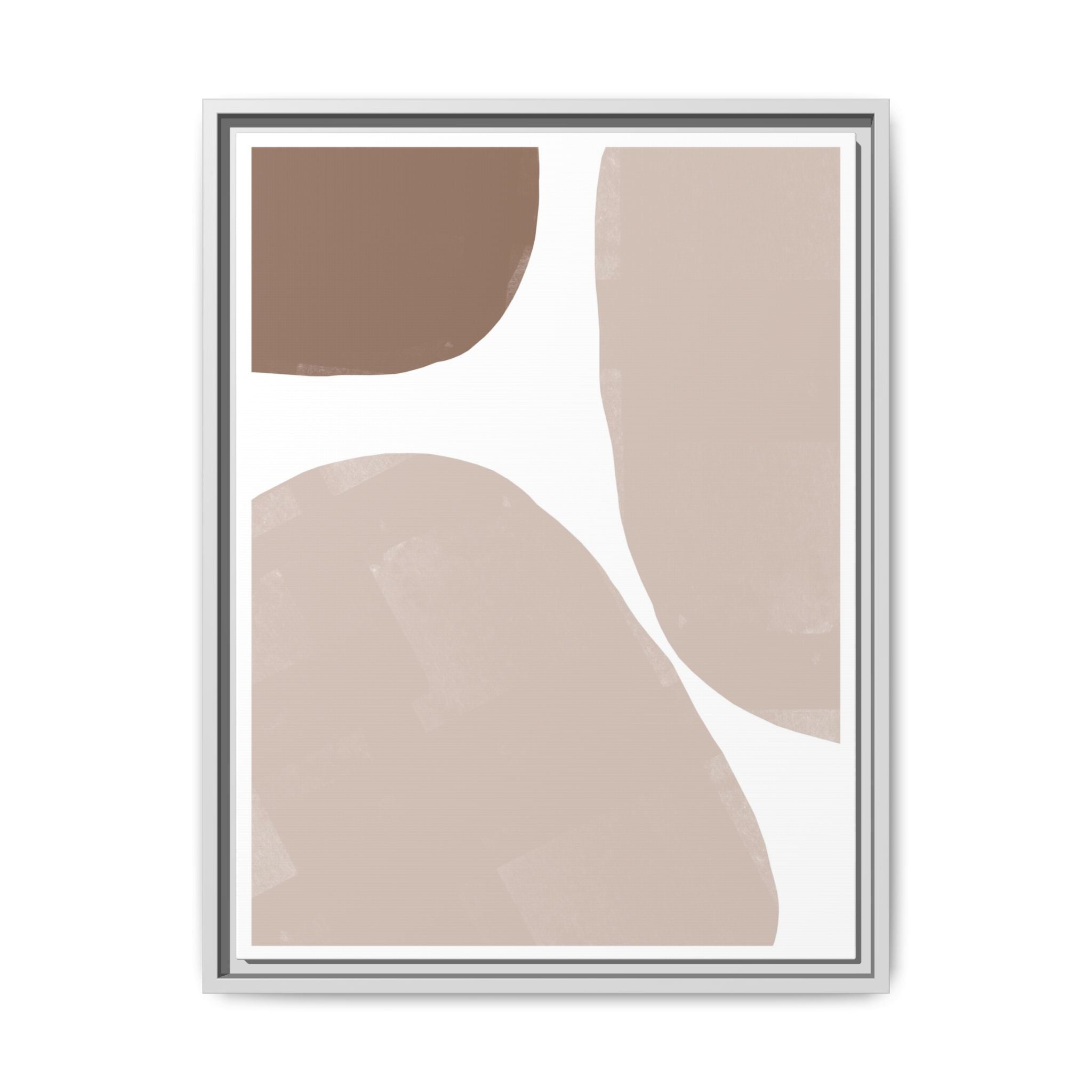 Muted Clay Horizons - Framed