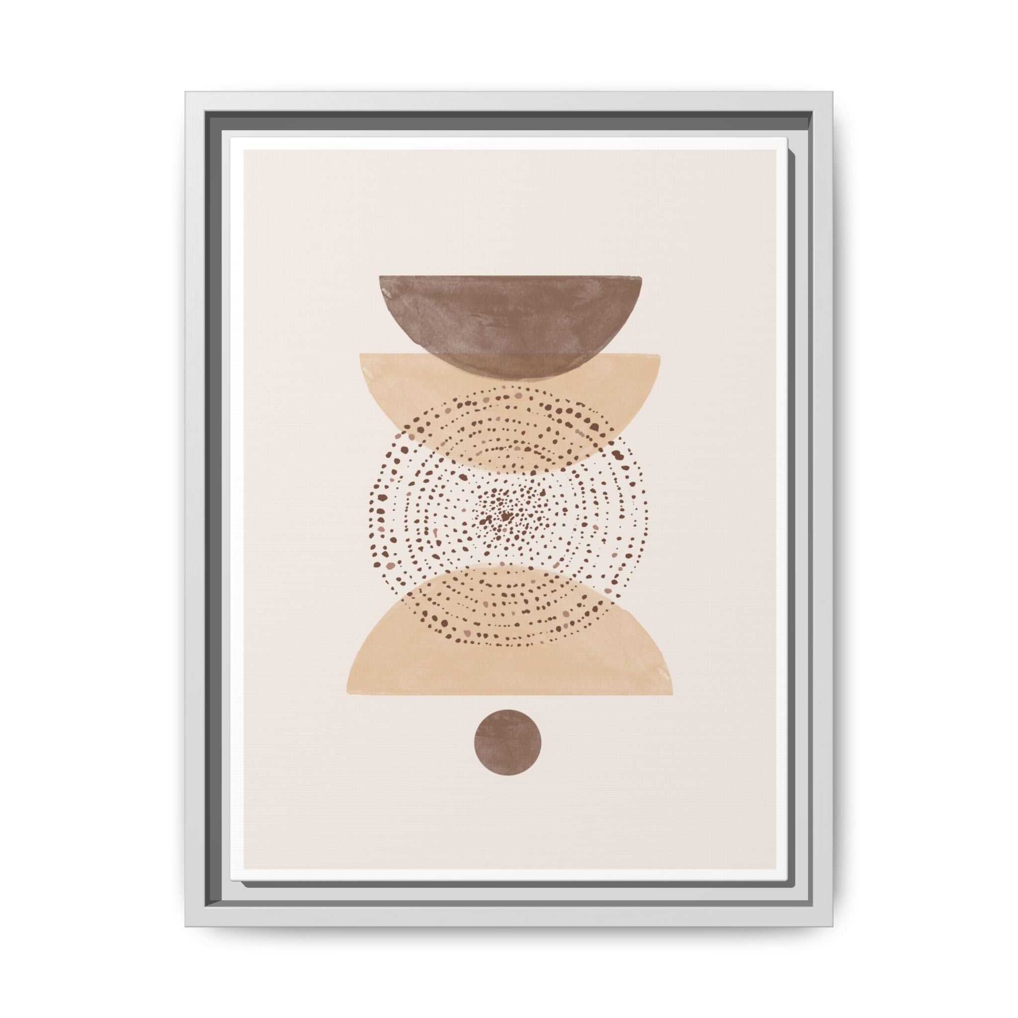Terracotta Orbit Balance - Framed