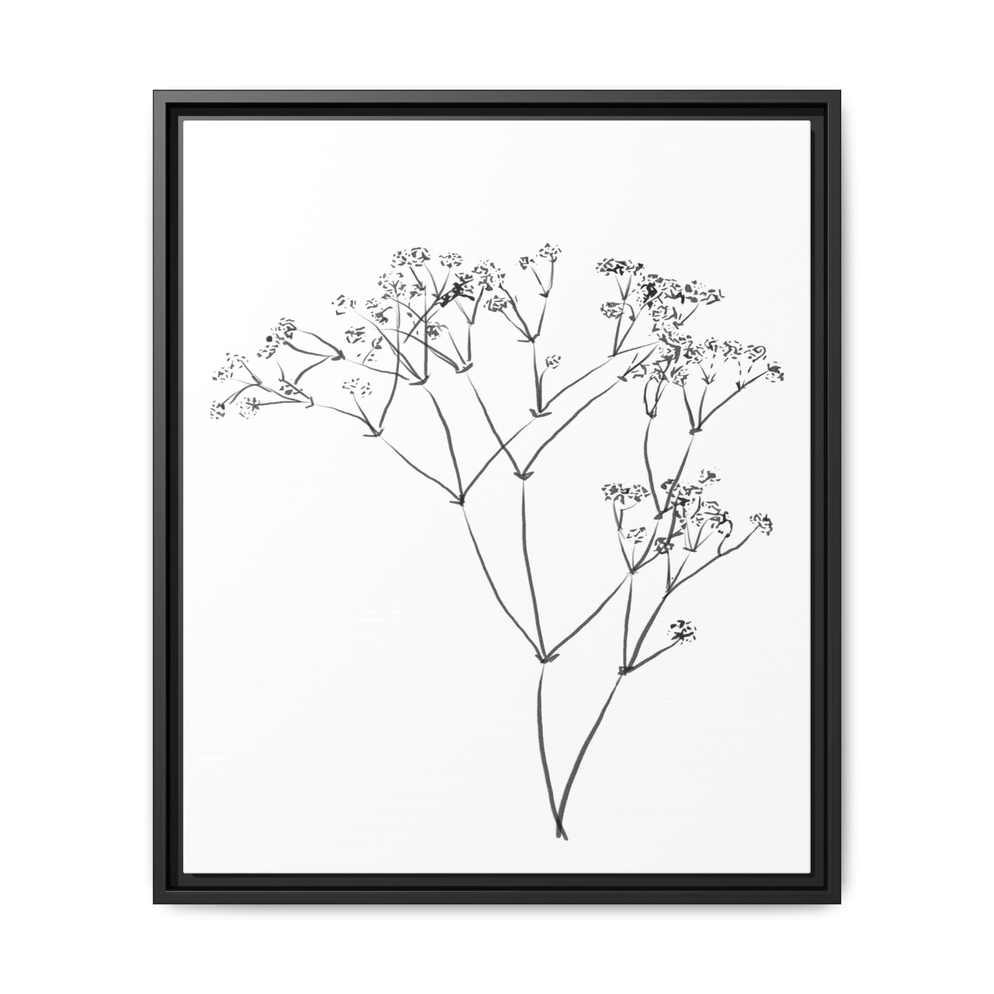 Whispering Meadow Sketch - Framed