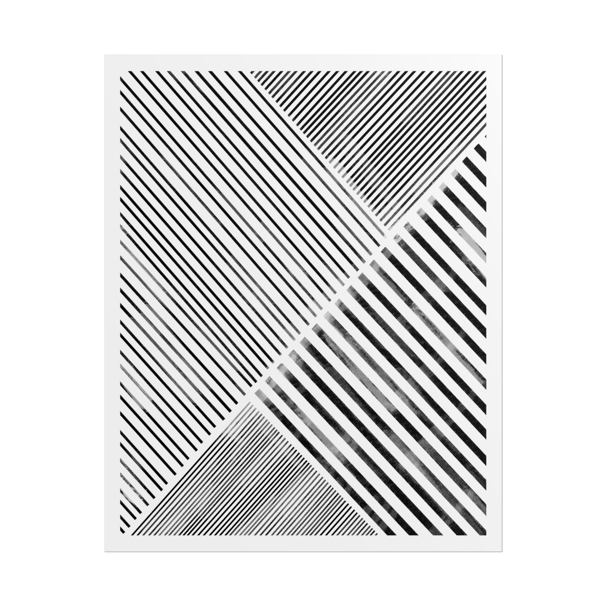 Monochrome Motion Angles - Poster