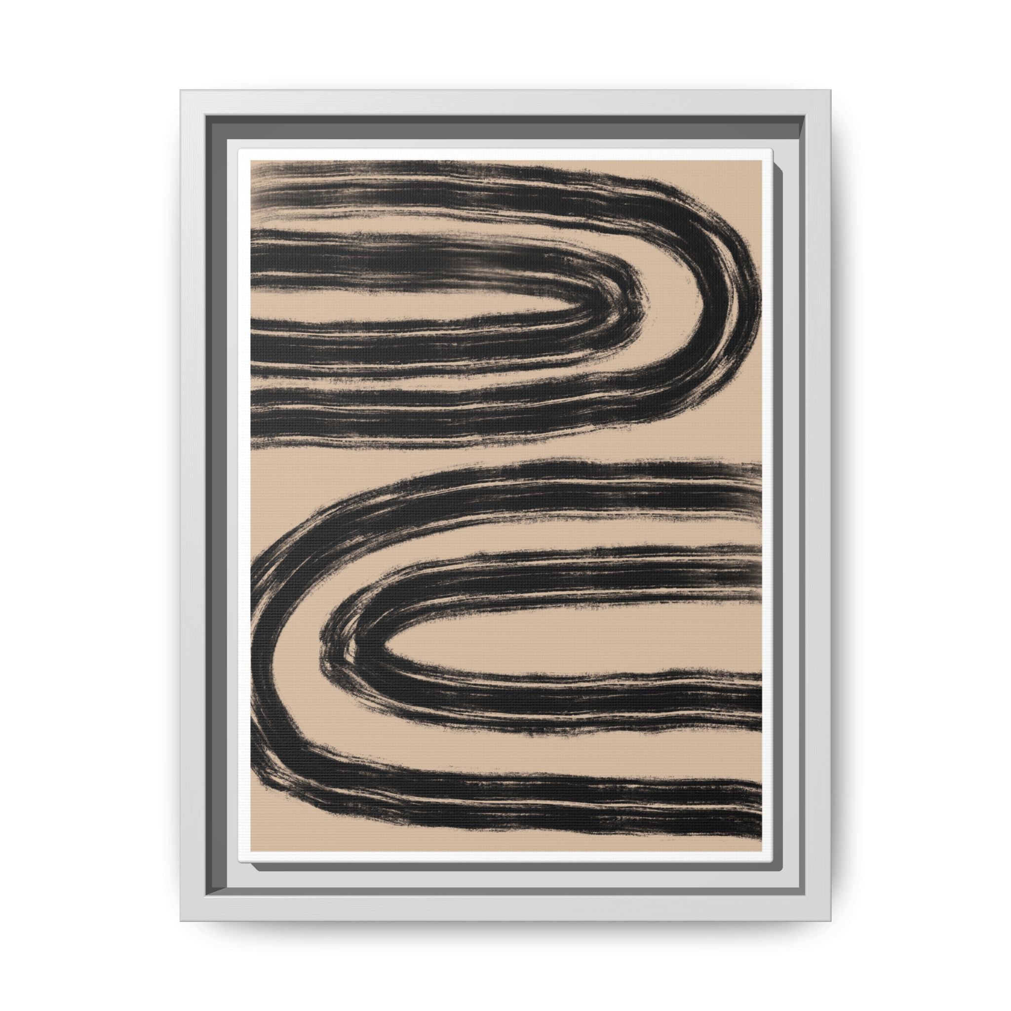 Midnight Current Echoes - Framed