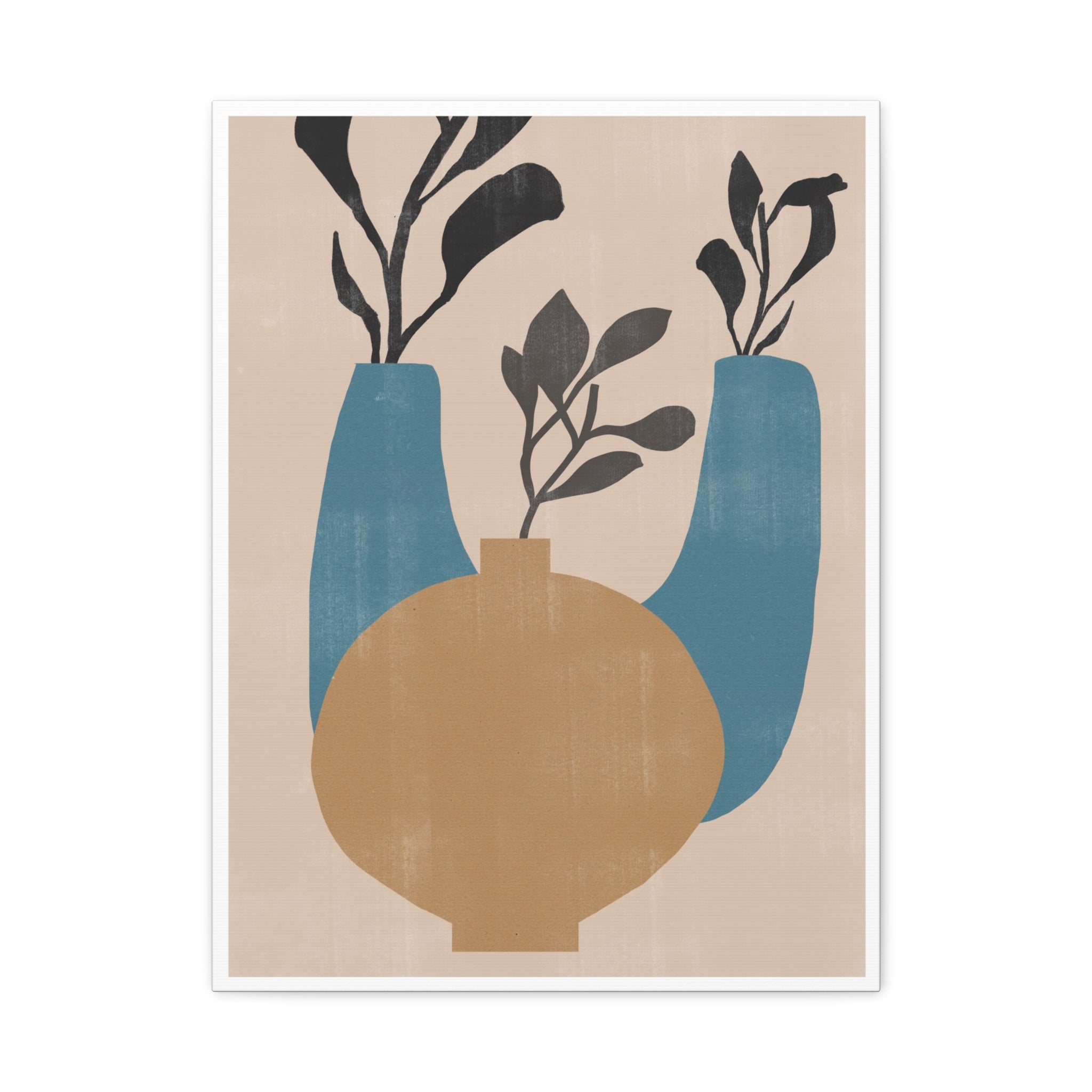 Azure Vessel Harmony - Canvas