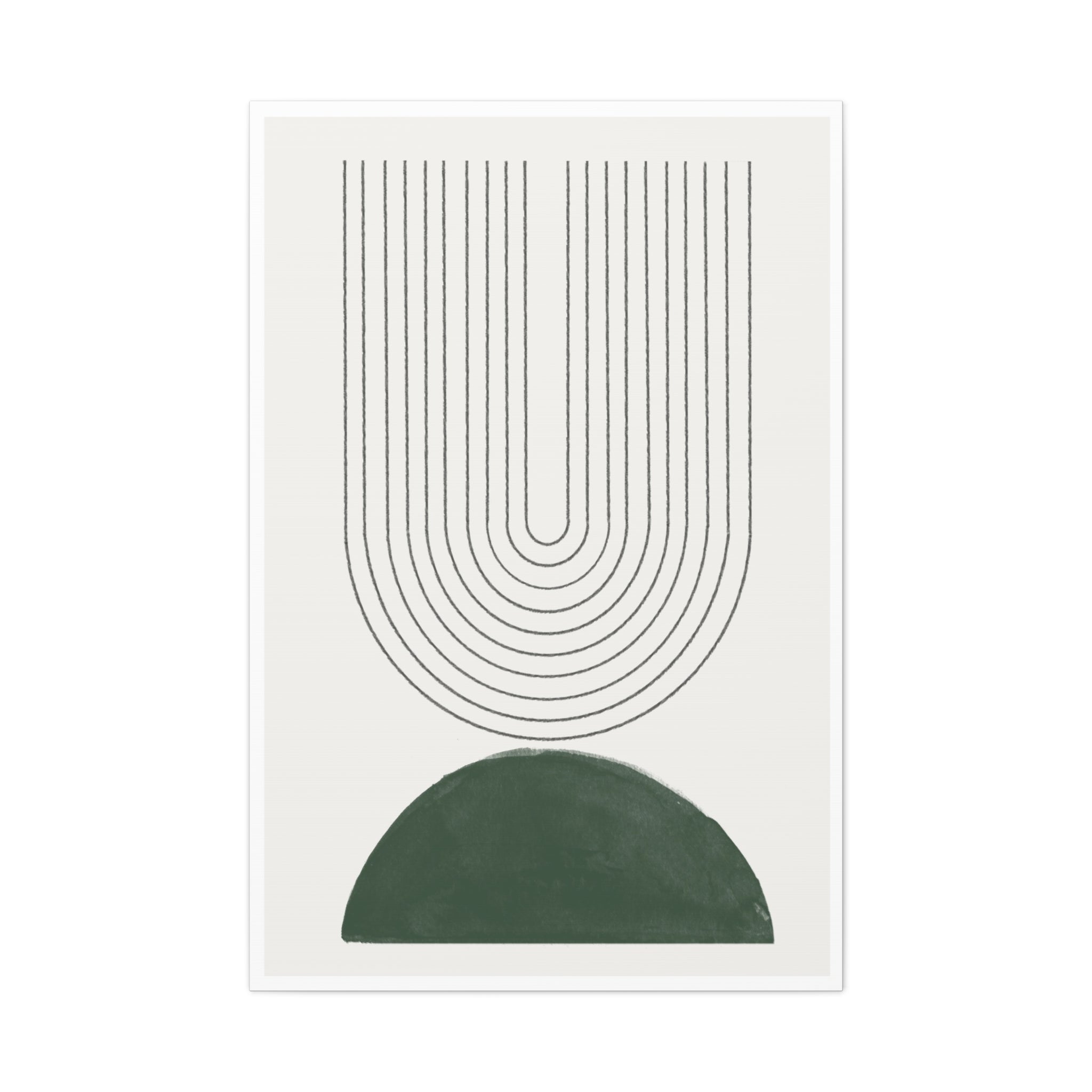 Emerald Echo Pathways - Canvas