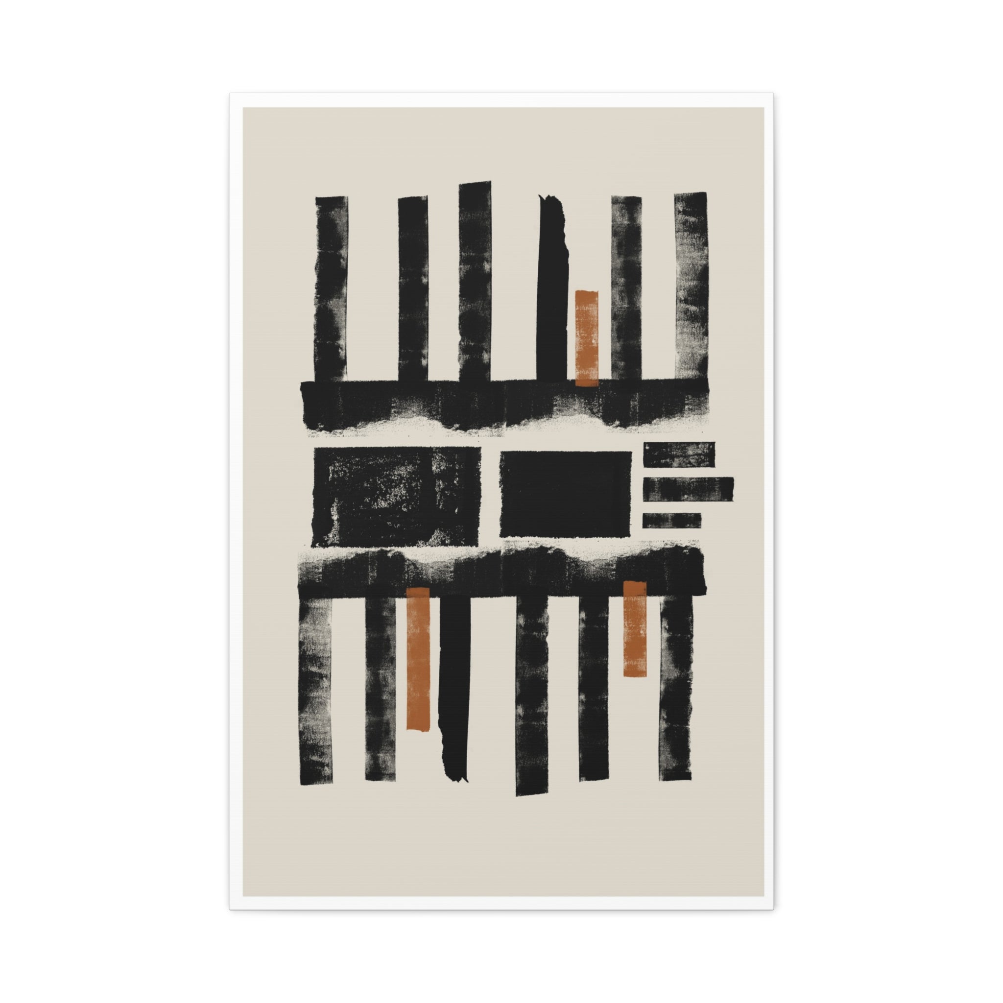 Amber Shadow Alignments - Canvas
