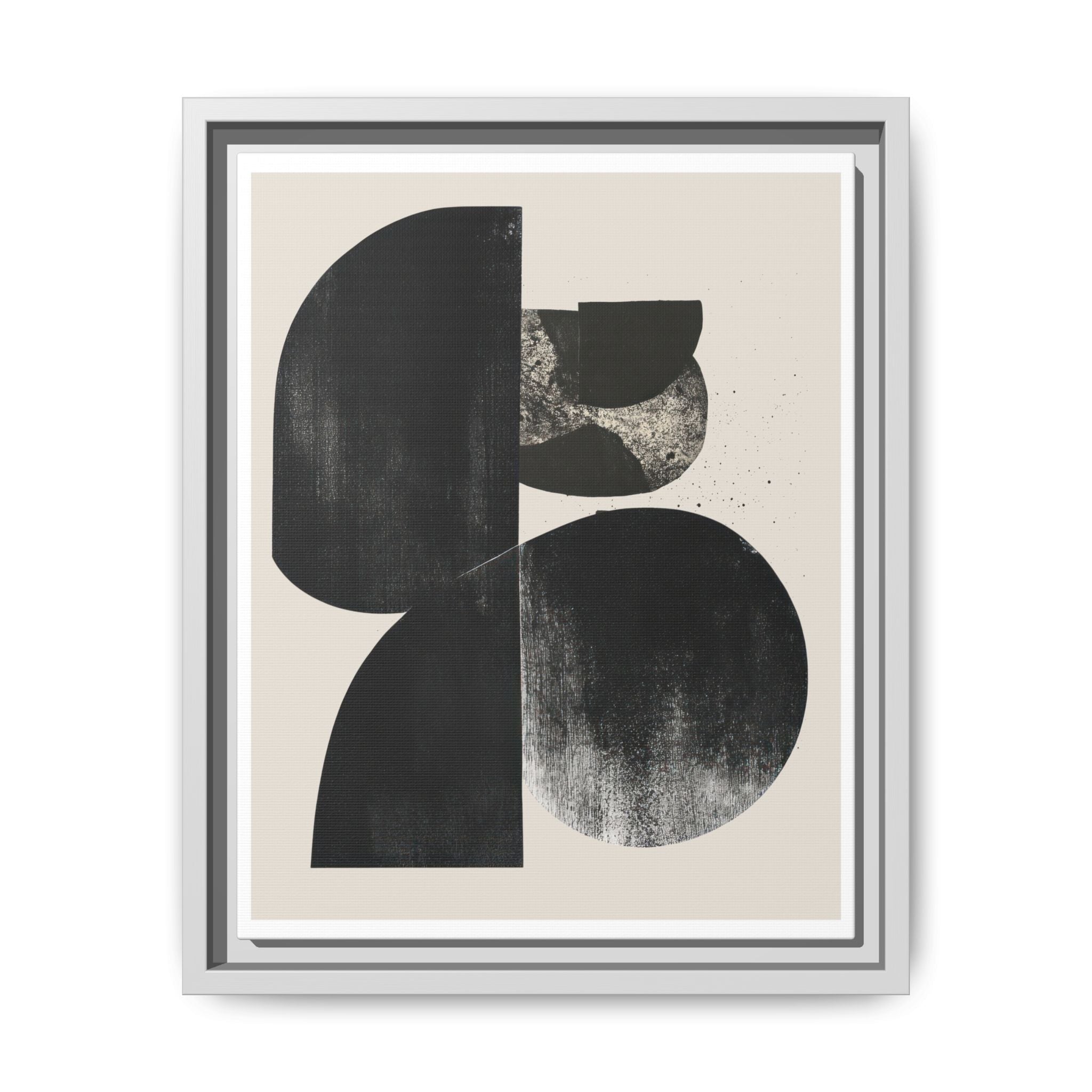 Obsidian Drift Composition - Framed