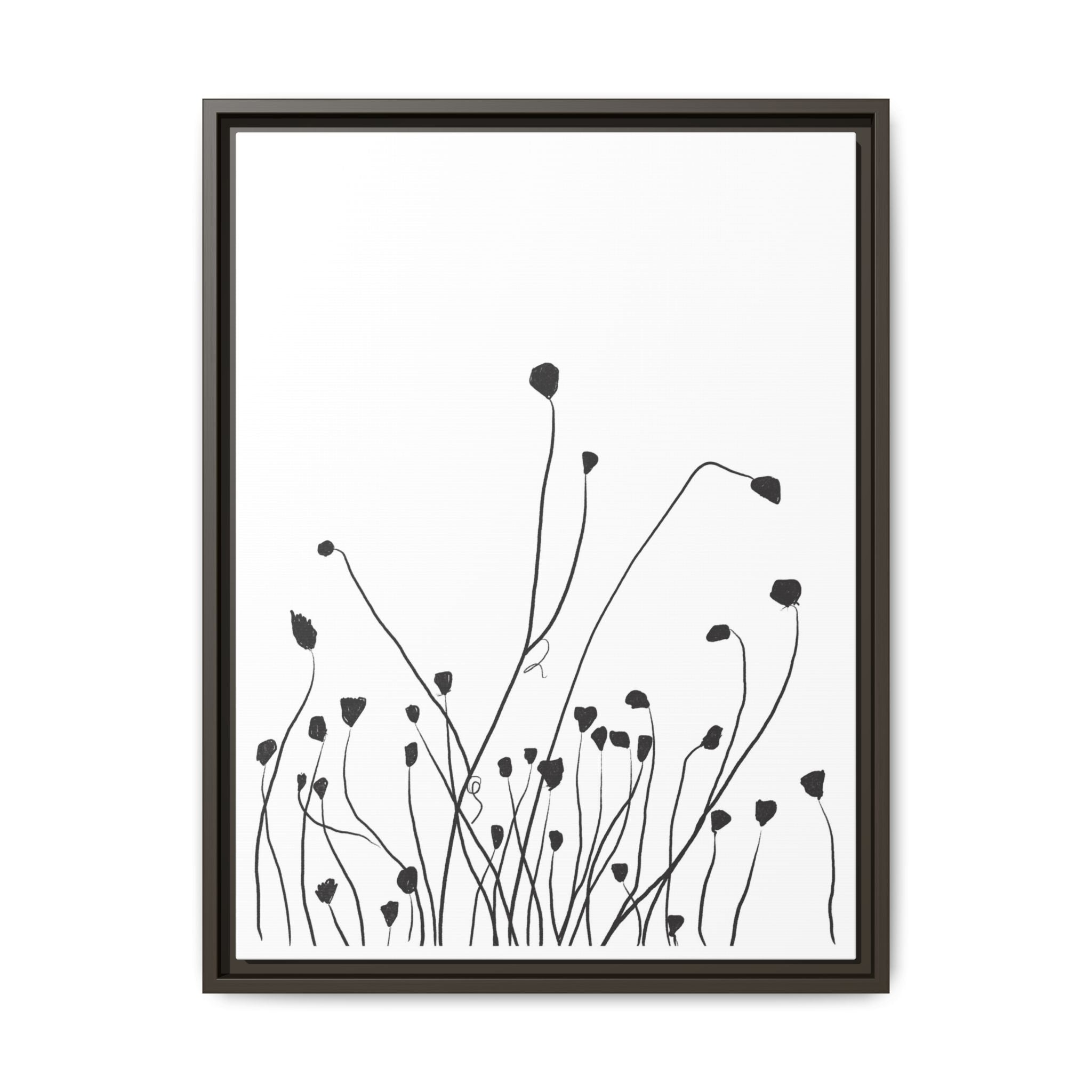 Silent Bloom Horizon - Framed