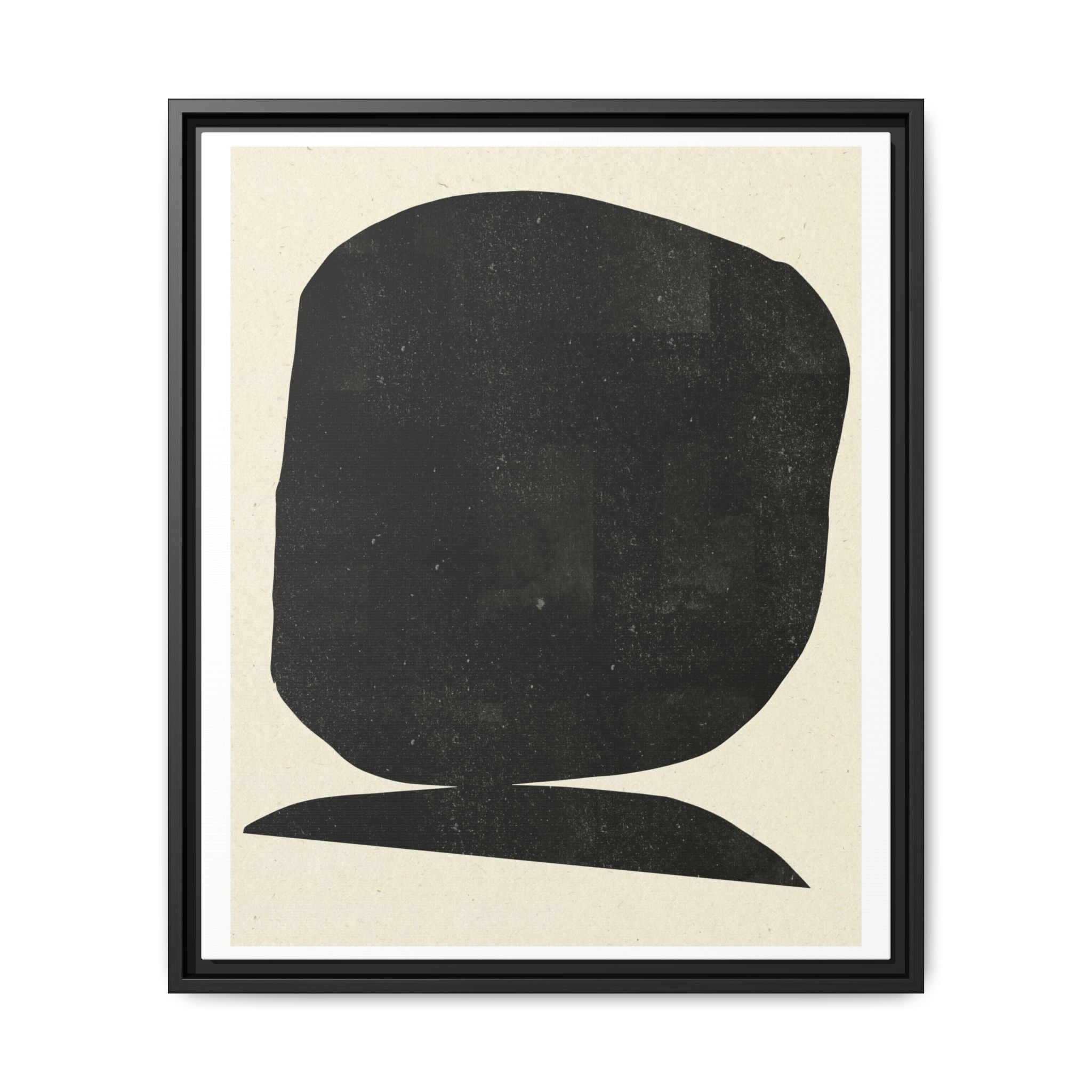 Midnight Monolith Whisper - Framed