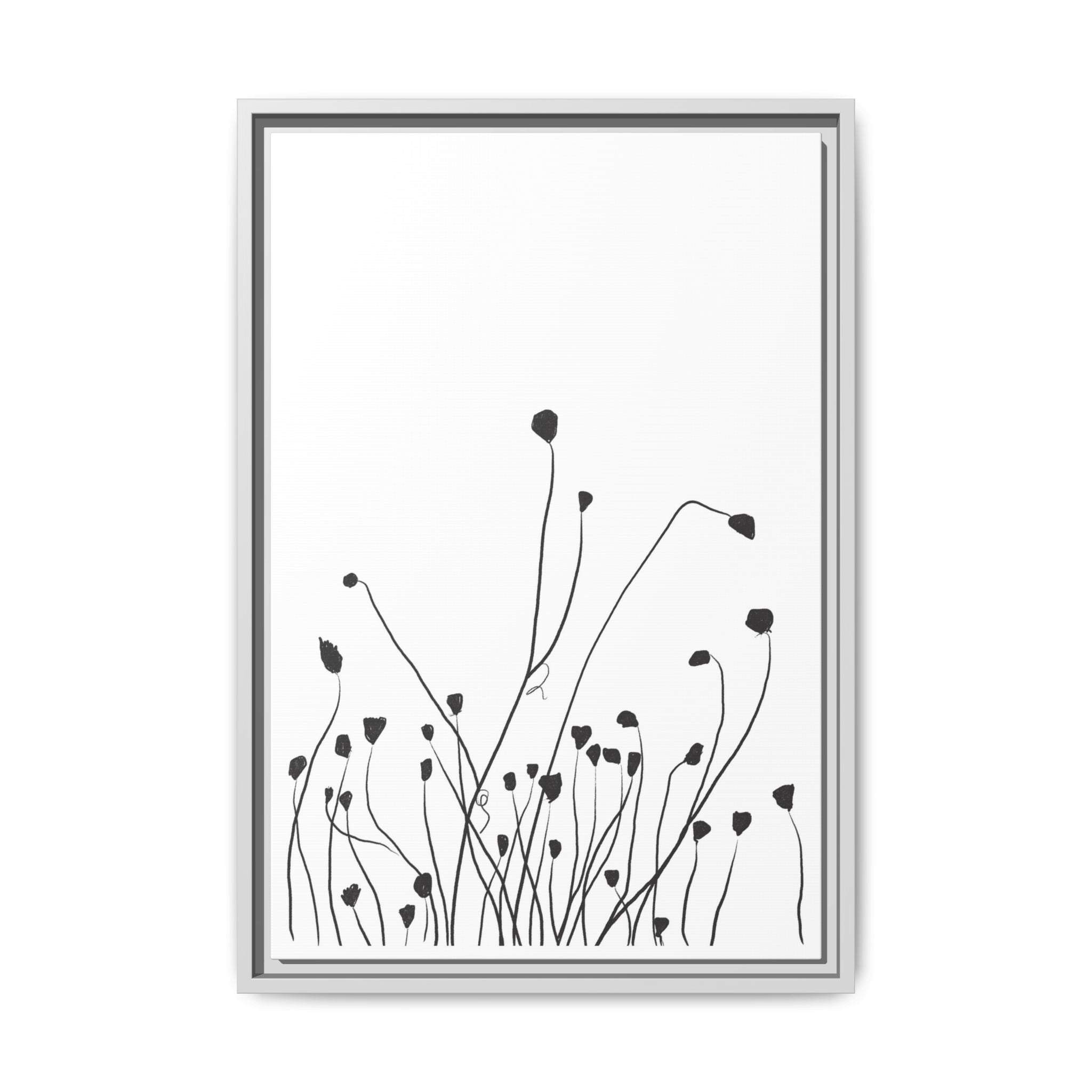 Silent Bloom Horizon - Framed