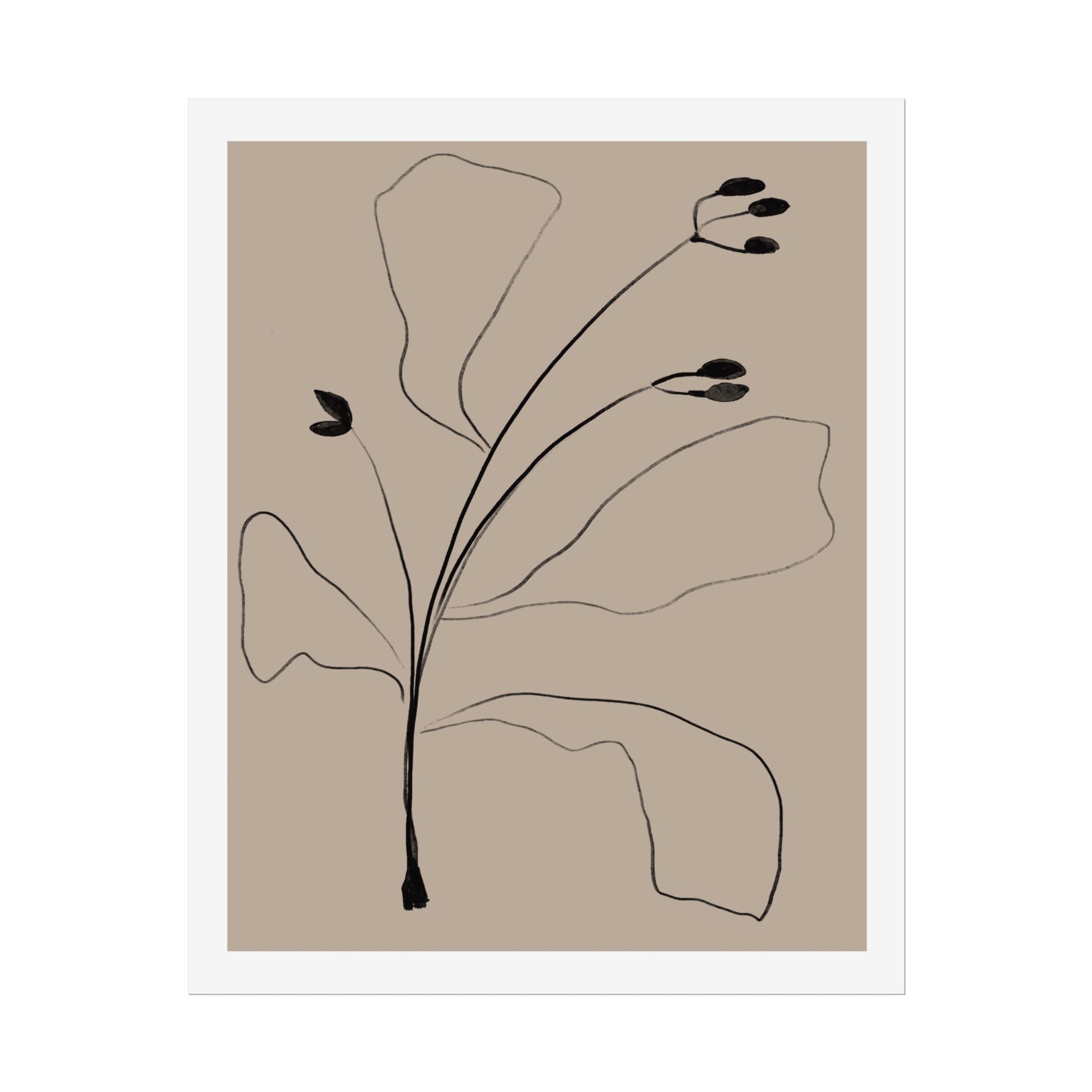 Quiet Botanical Gesture - Poster