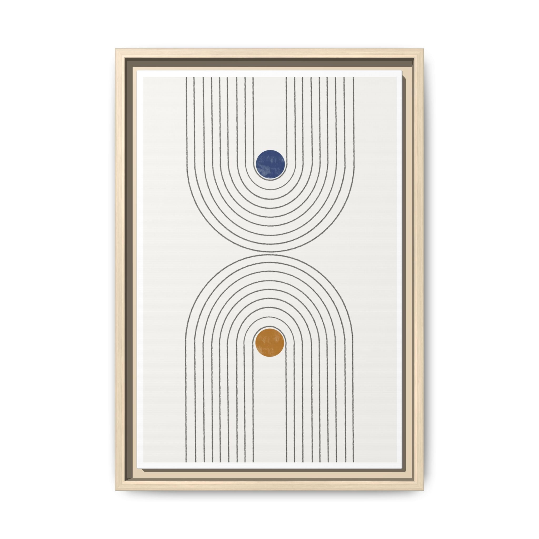 Dual Orbit Rhythm - Framed