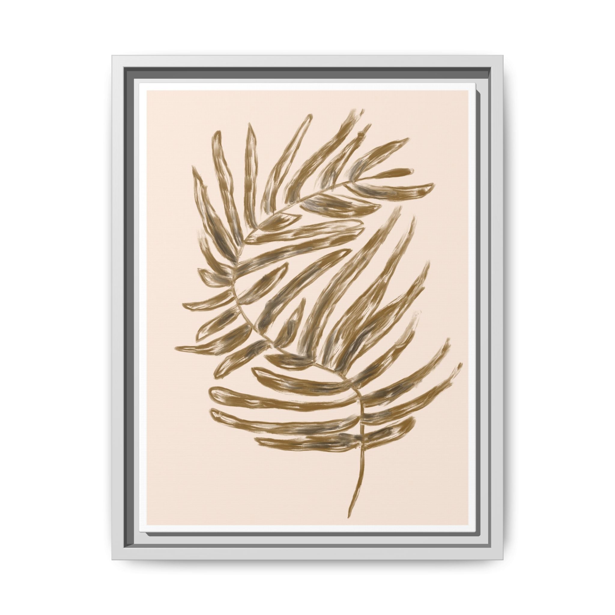 Golden Frond Reverie - Framed