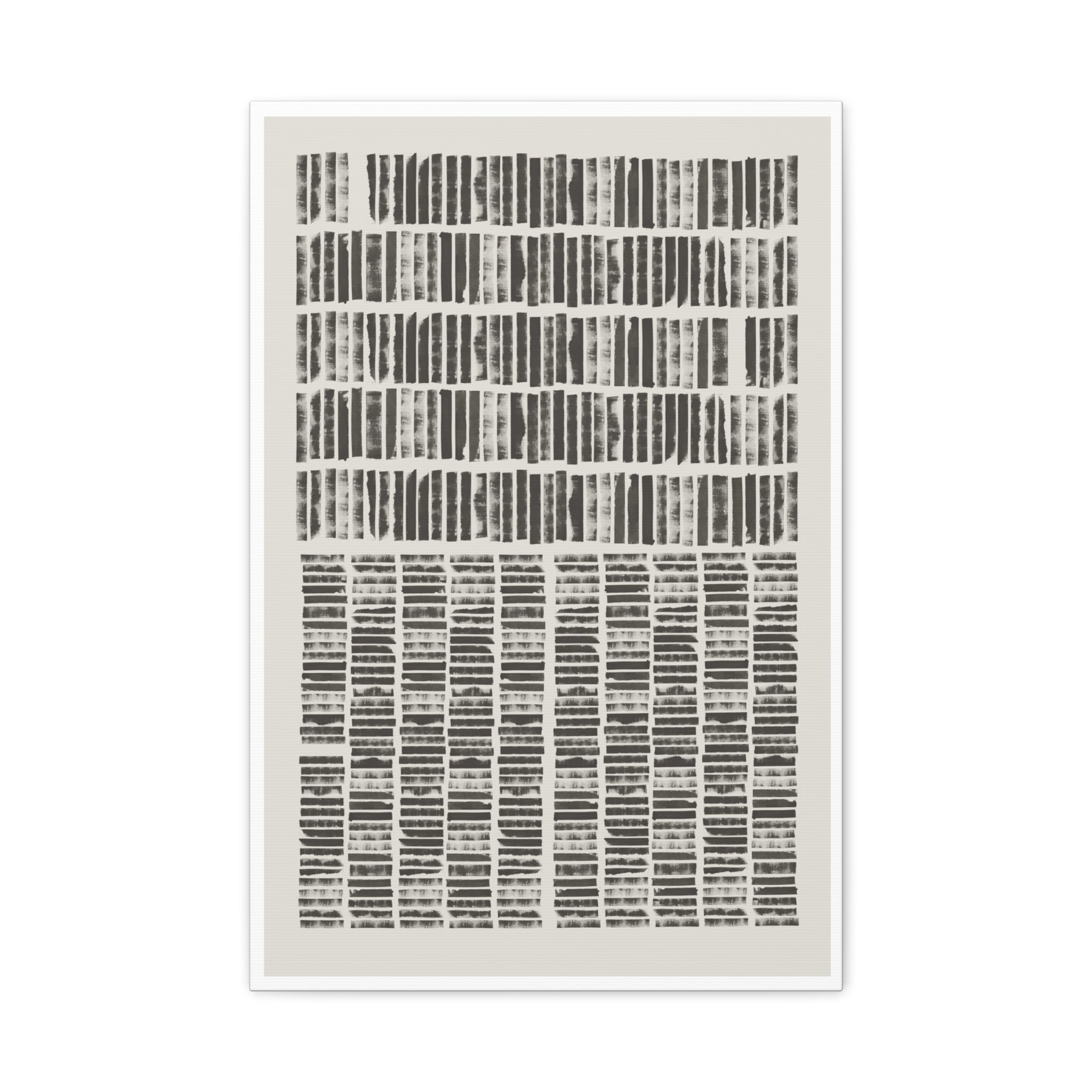 Shadow Rhythm Columns - Canvas