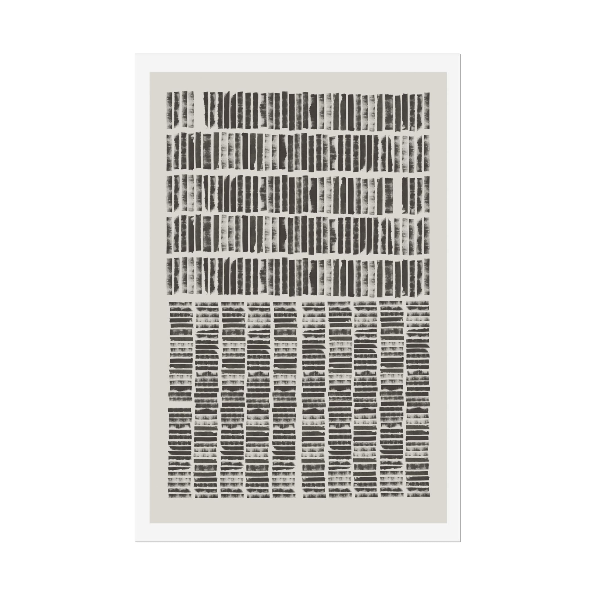 Shadow Rhythm Columns - Poster