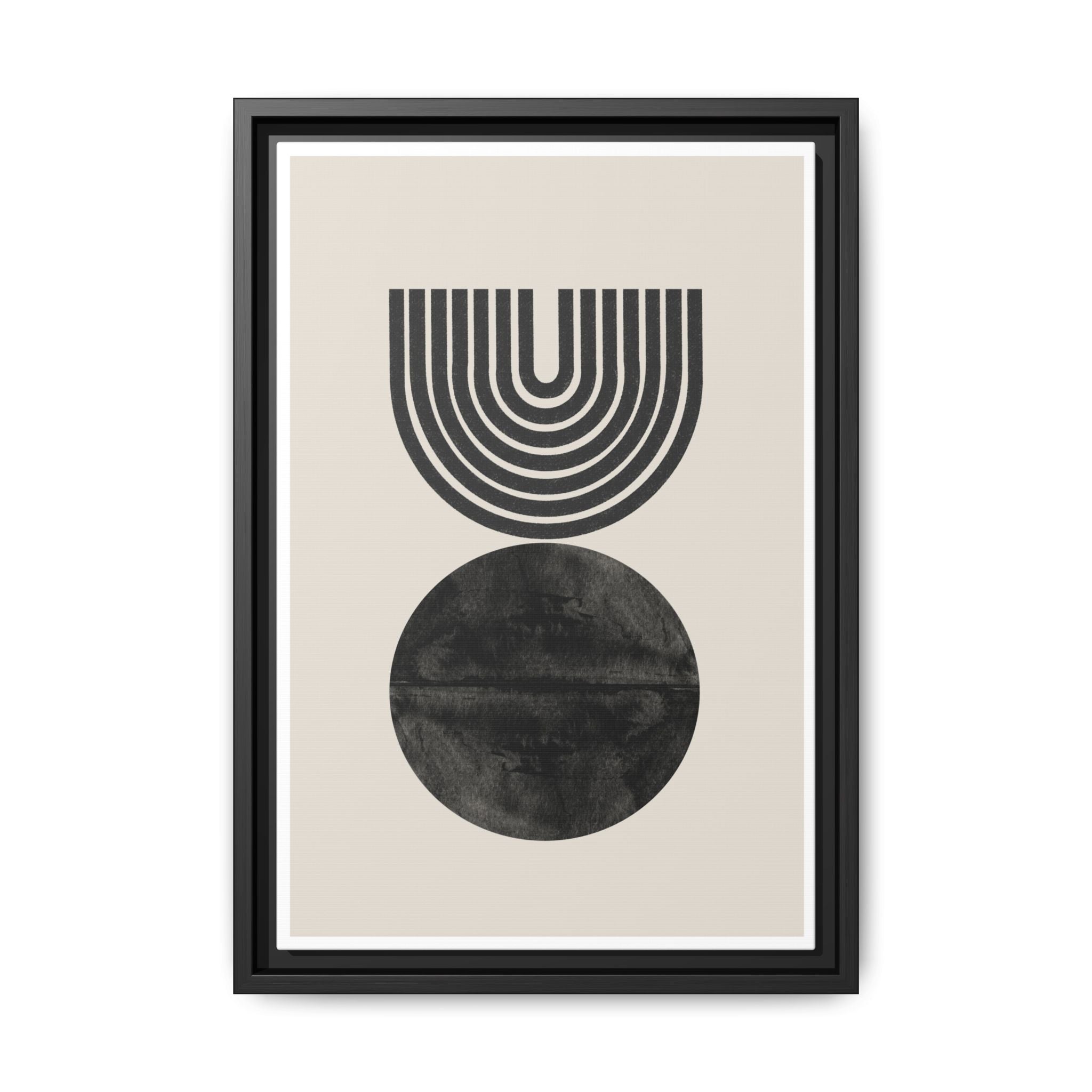 Obsidian Echo Arches - Framed