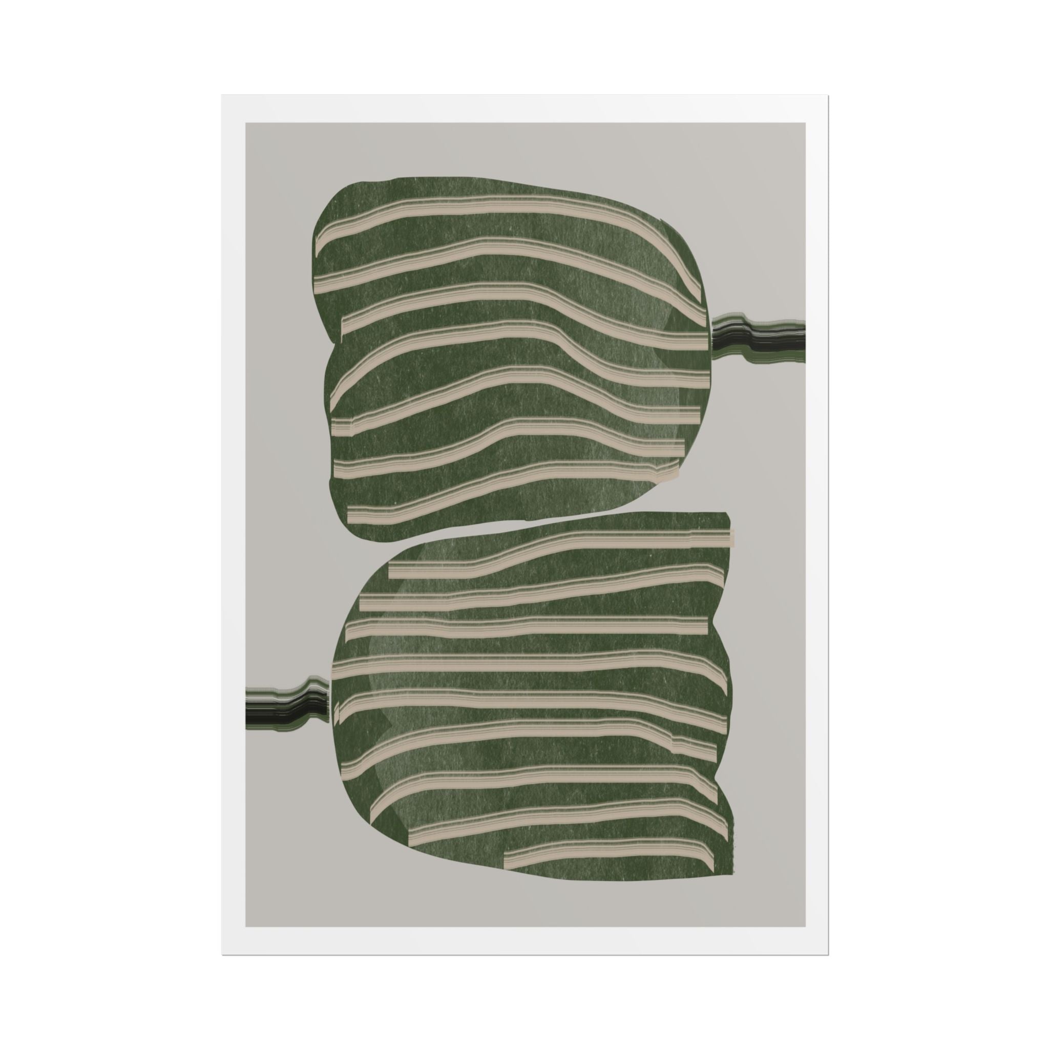 Verdant Echo Layers - Poster