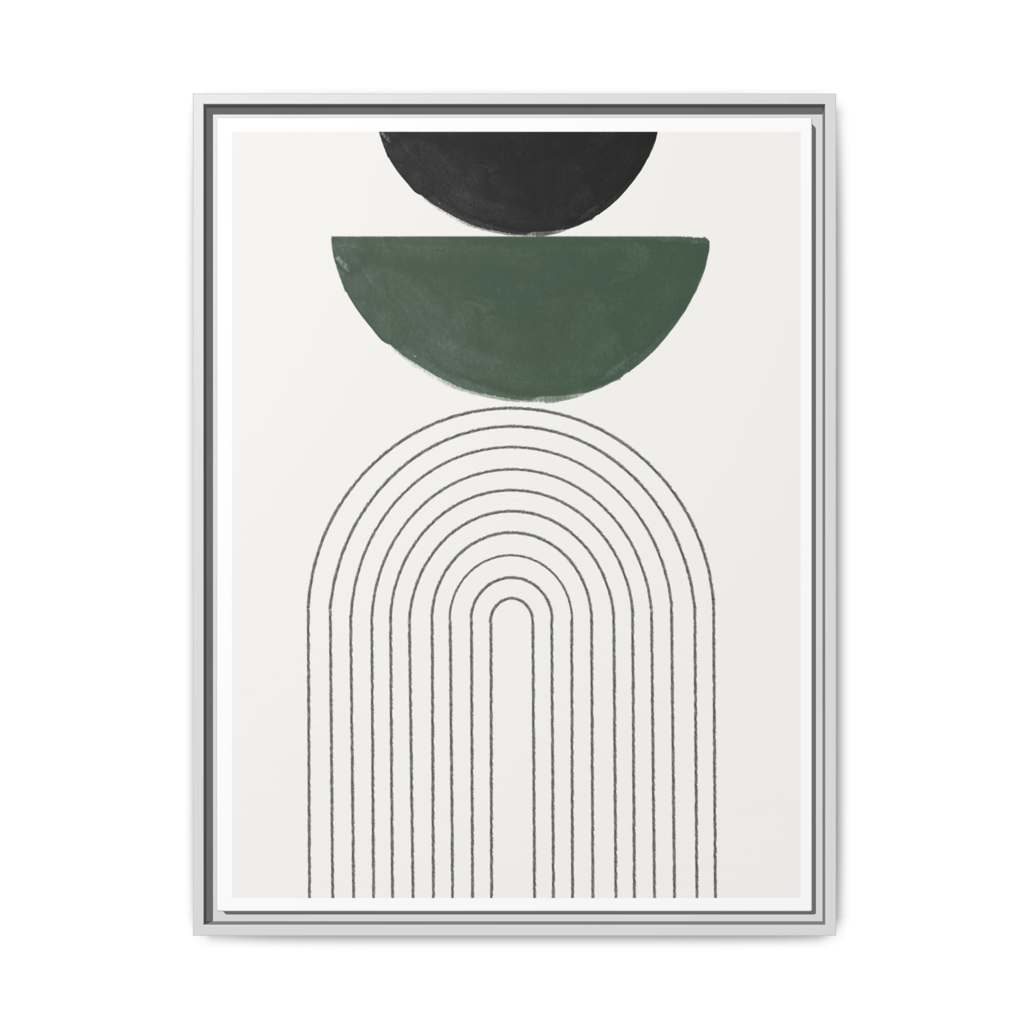 Emerald Arc Horizon - Framed