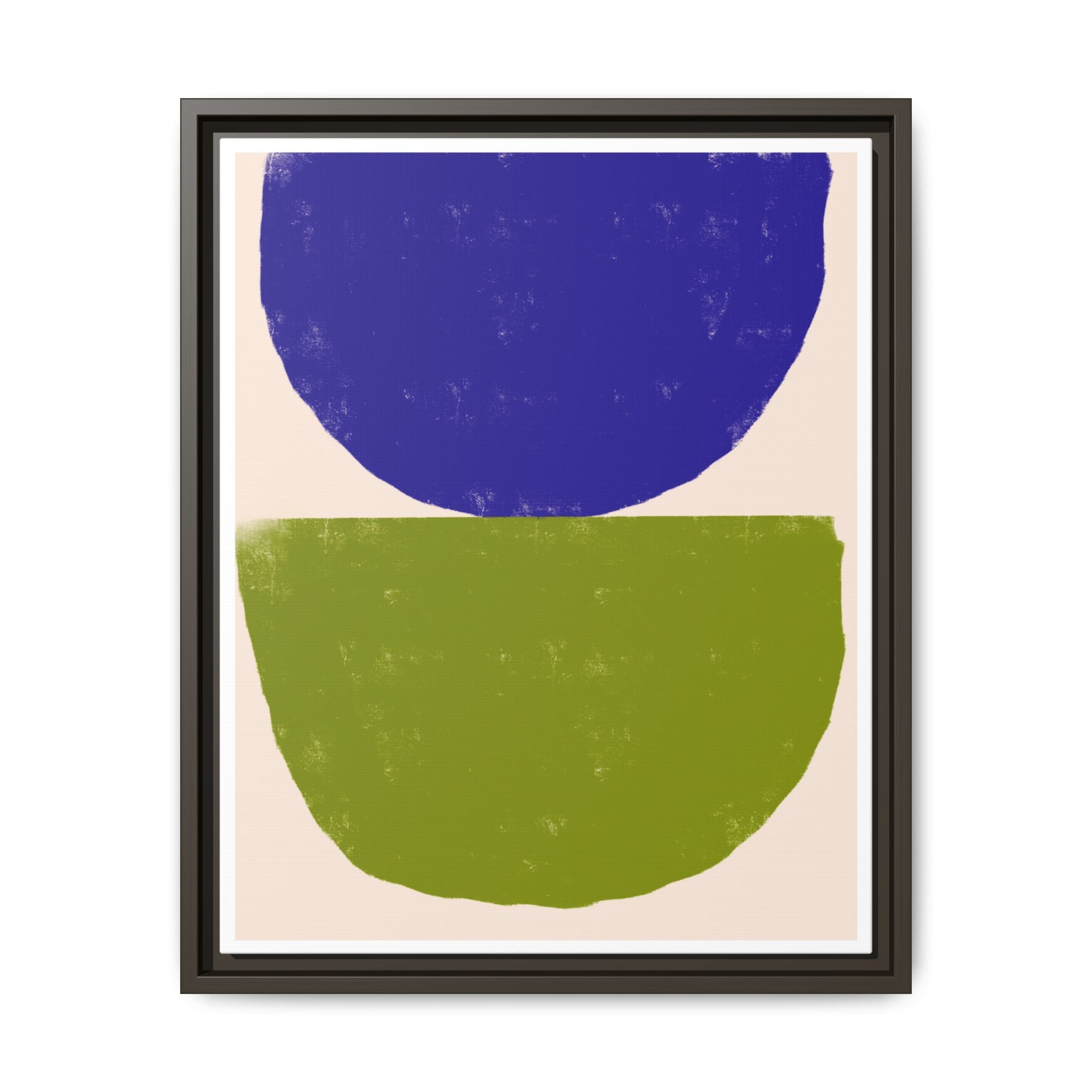 Cobalt Meadow Balance - Framed