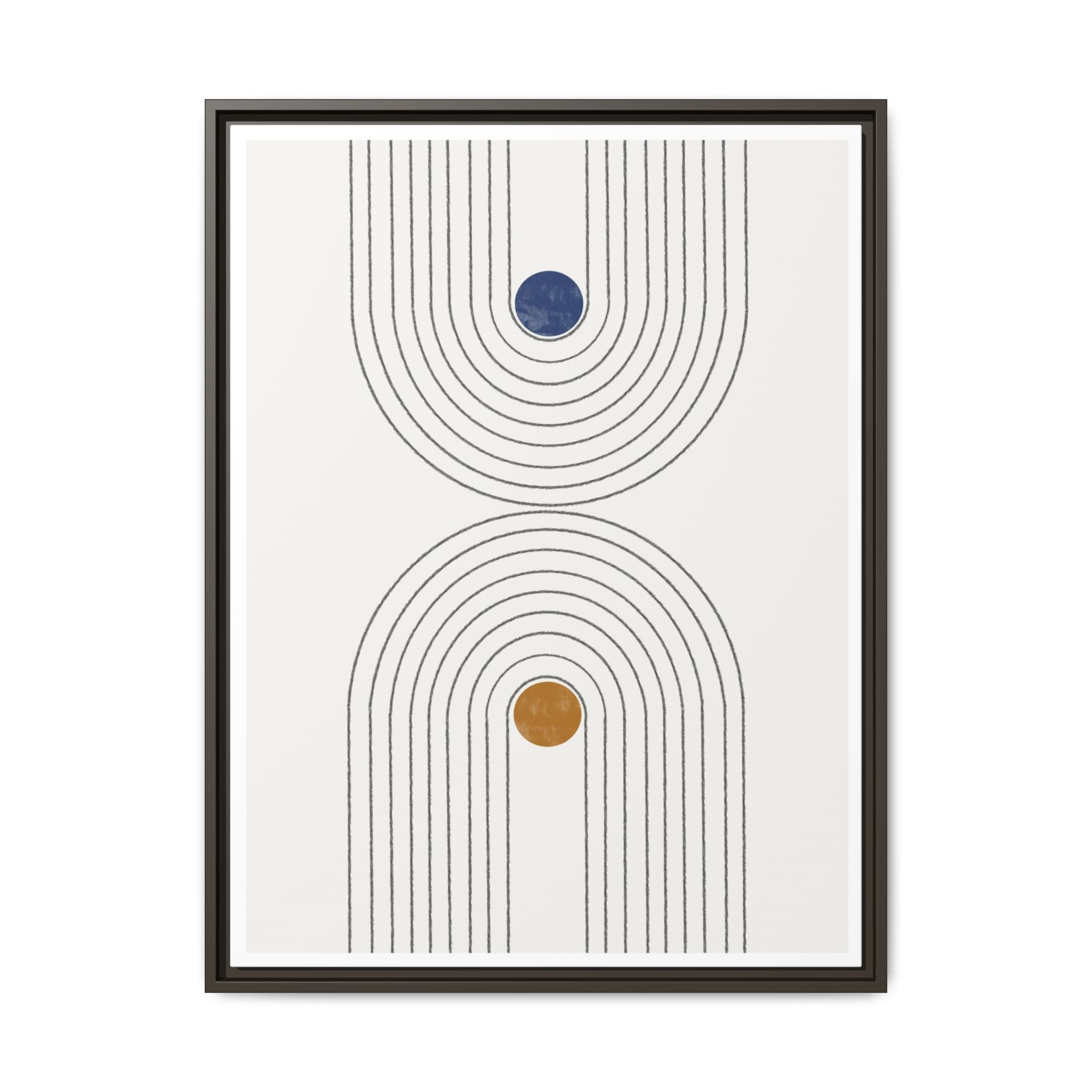 Dual Orbit Rhythm - Framed