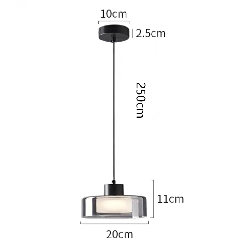 Italian Glass Pendant Light
