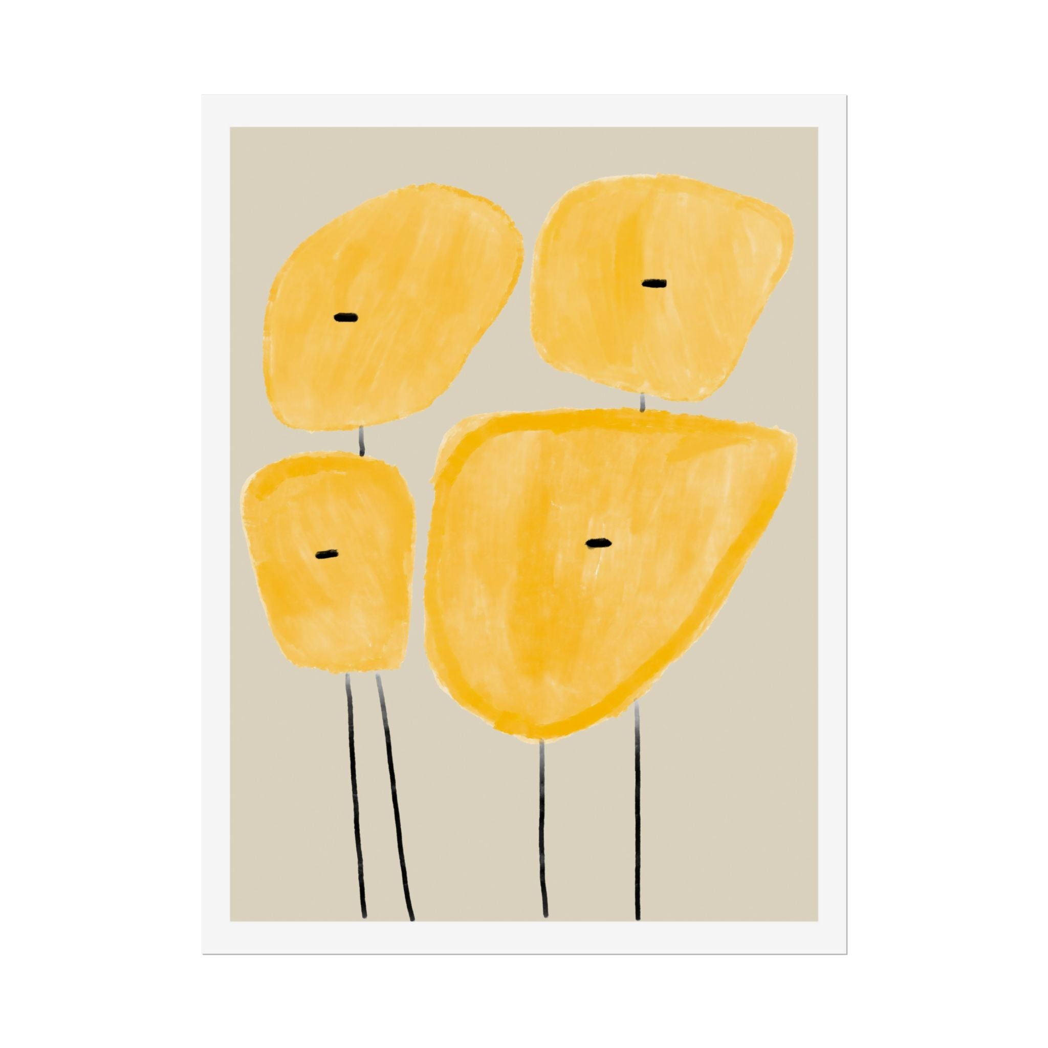 Golden Meadow Figures - Poster