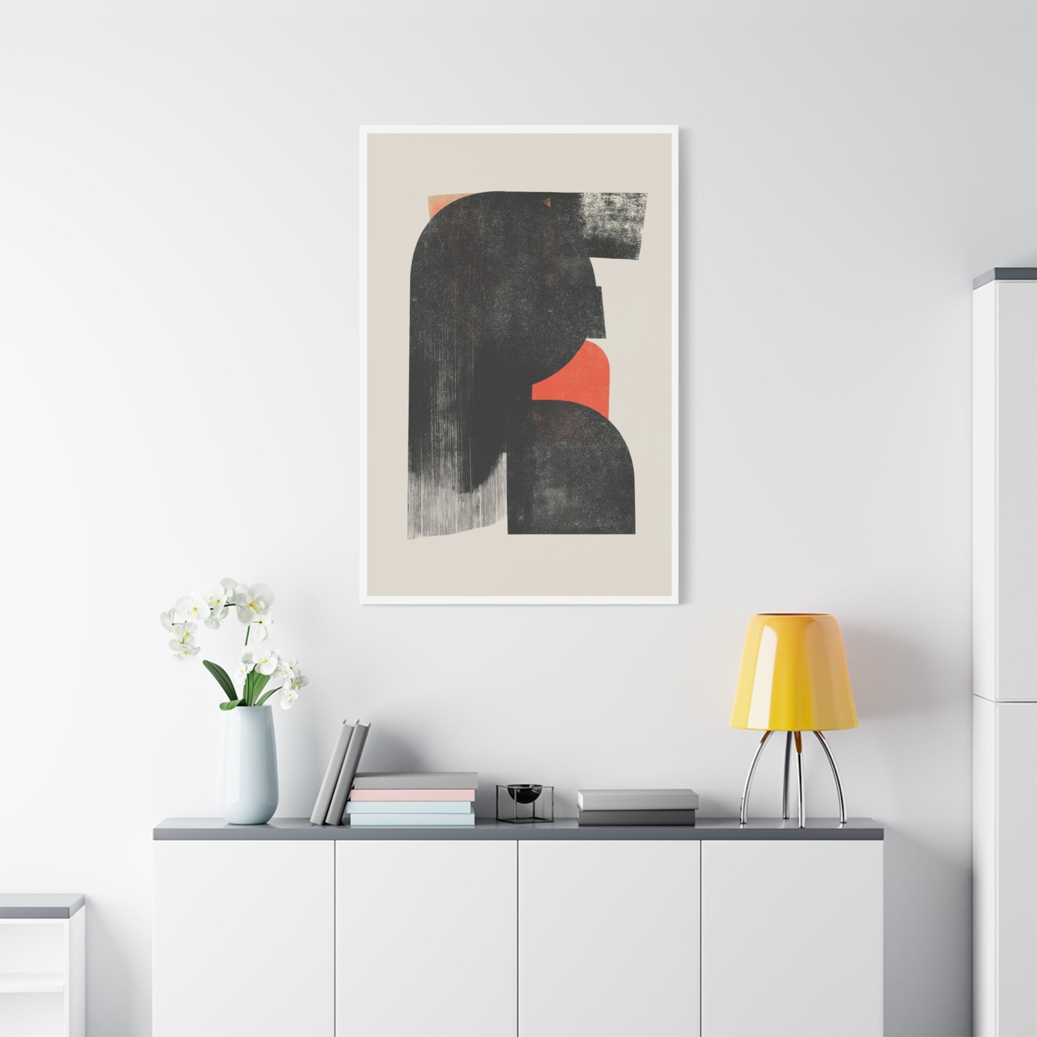 Ember Shadow Structure - Canvas
