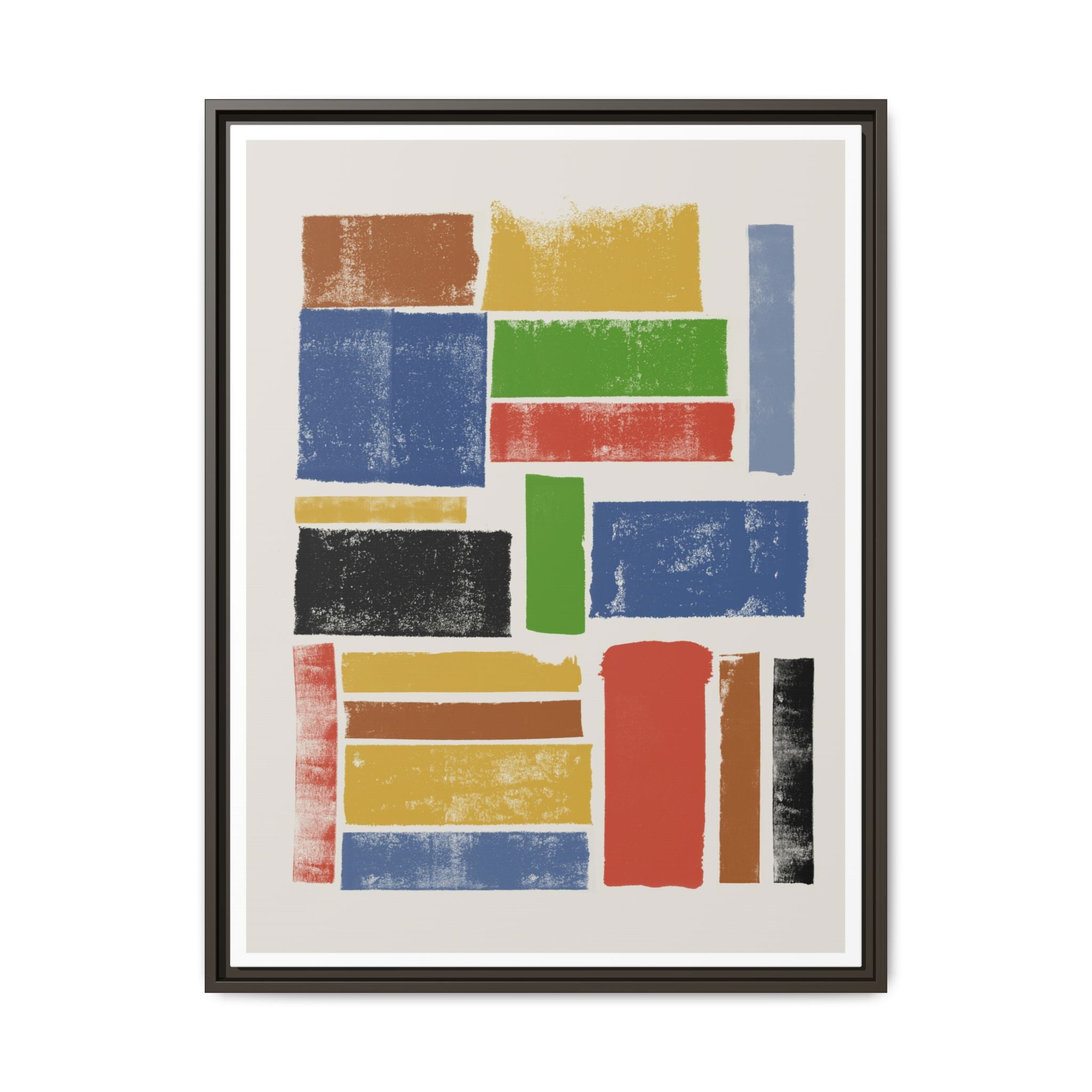 Playful Color Rhythm - Framed