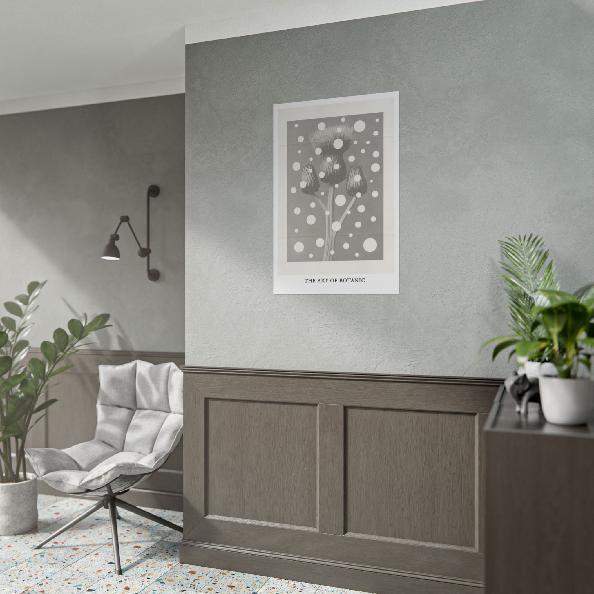 Winter Thistle Reverie - Poster