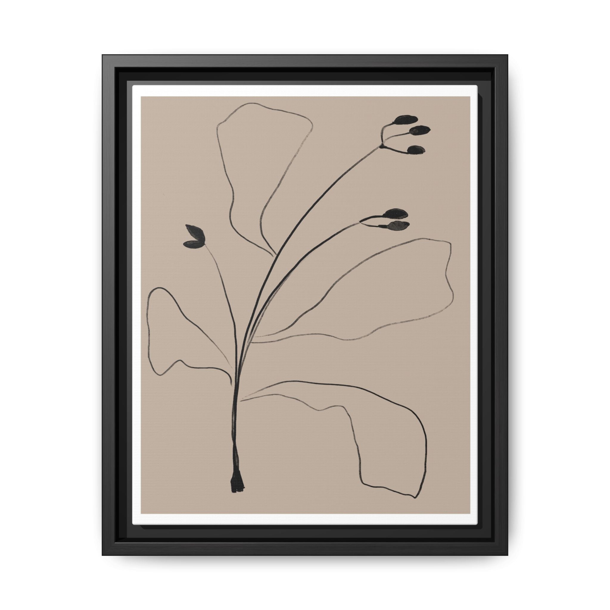 Quiet Botanical Gesture - Framed