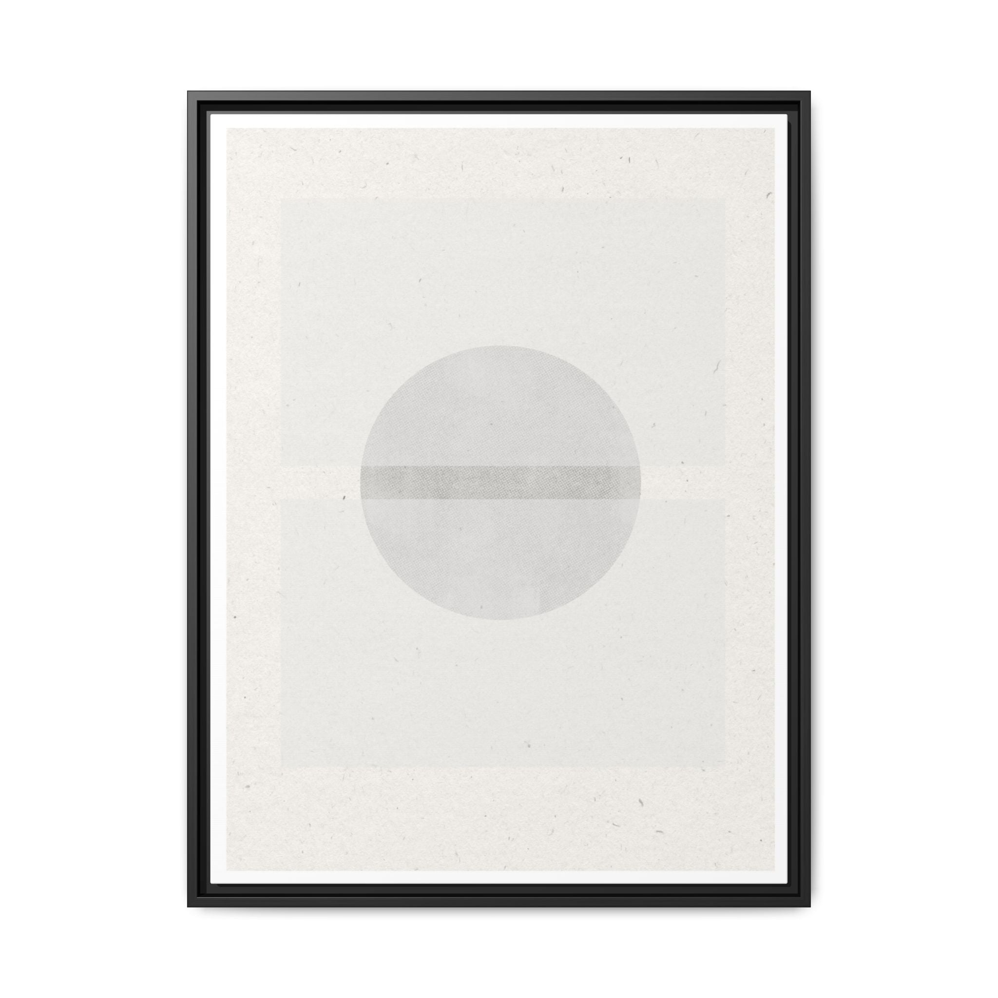 Silent Ivory Horizon - Framed