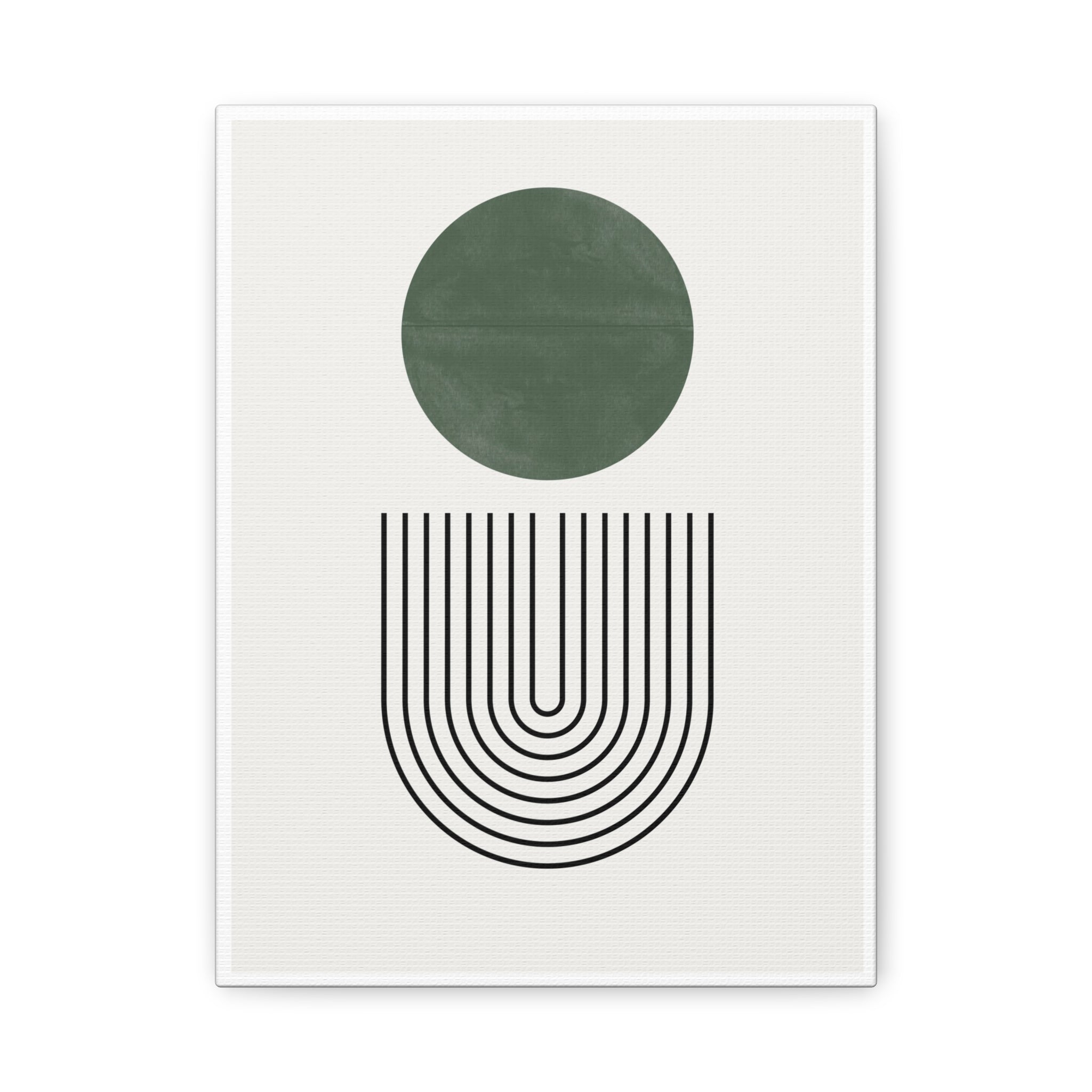 Emerald Orbit Pathways - Canvas