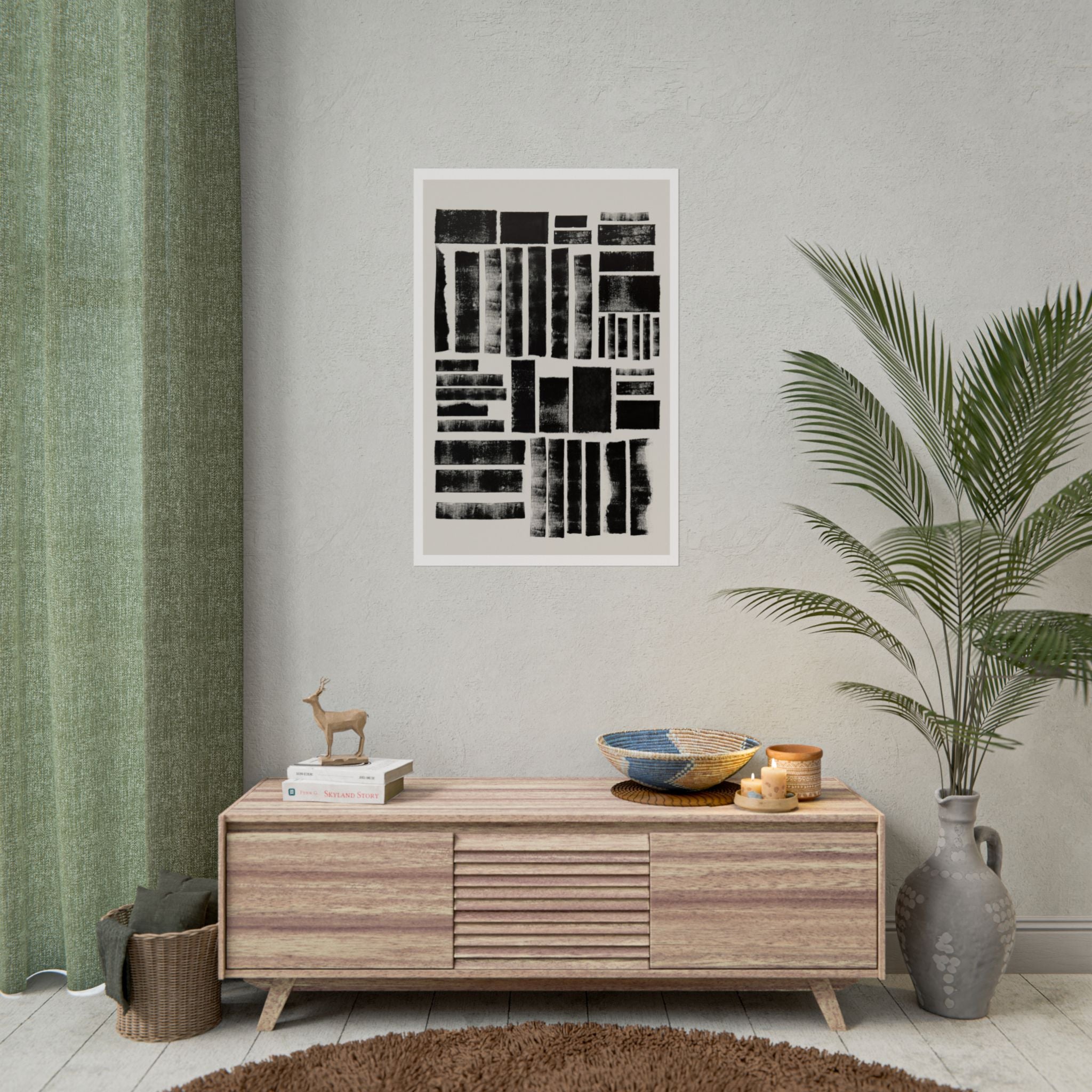 Midnight Rhythm Panels - Poster