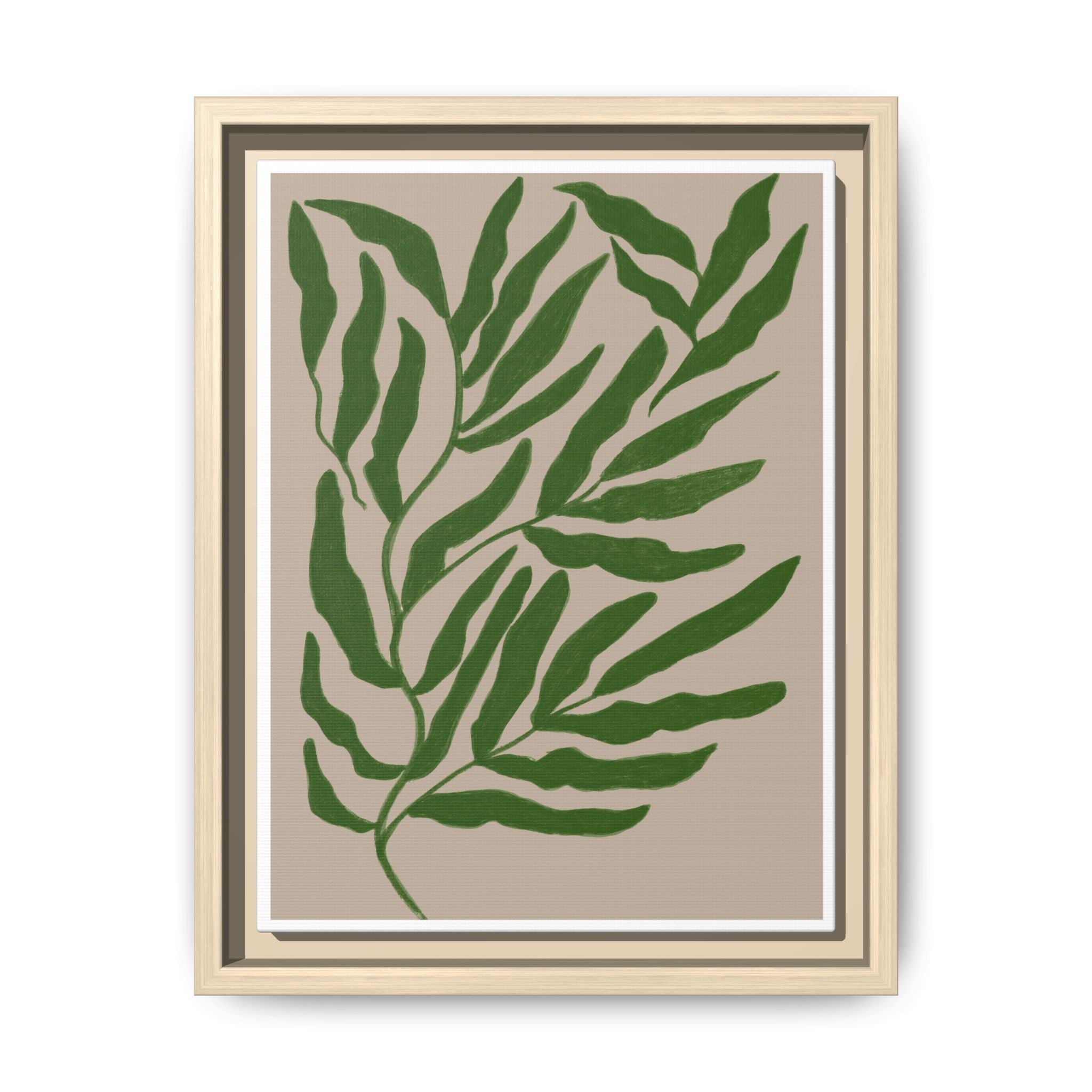 Emerald Canopy Drift - Framed