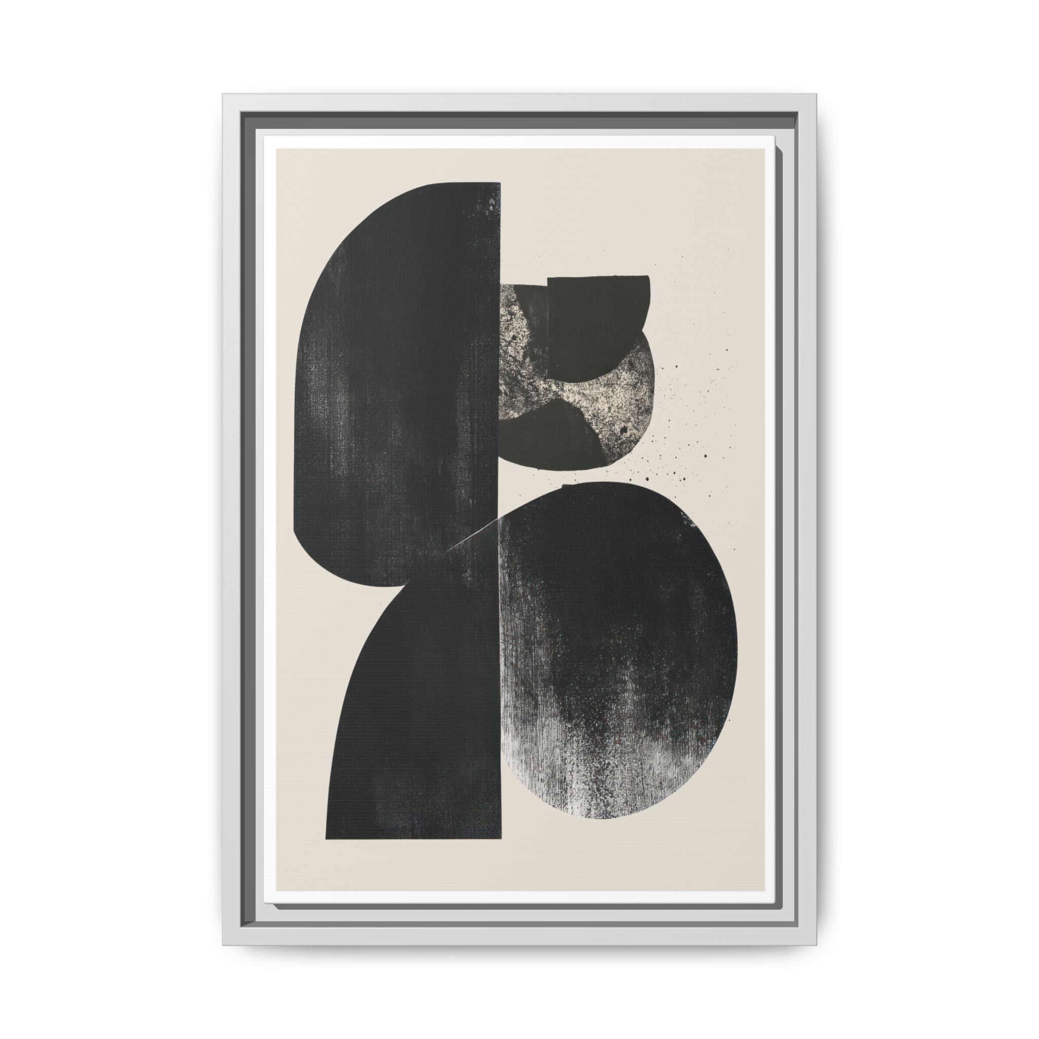Obsidian Drift Composition - Framed
