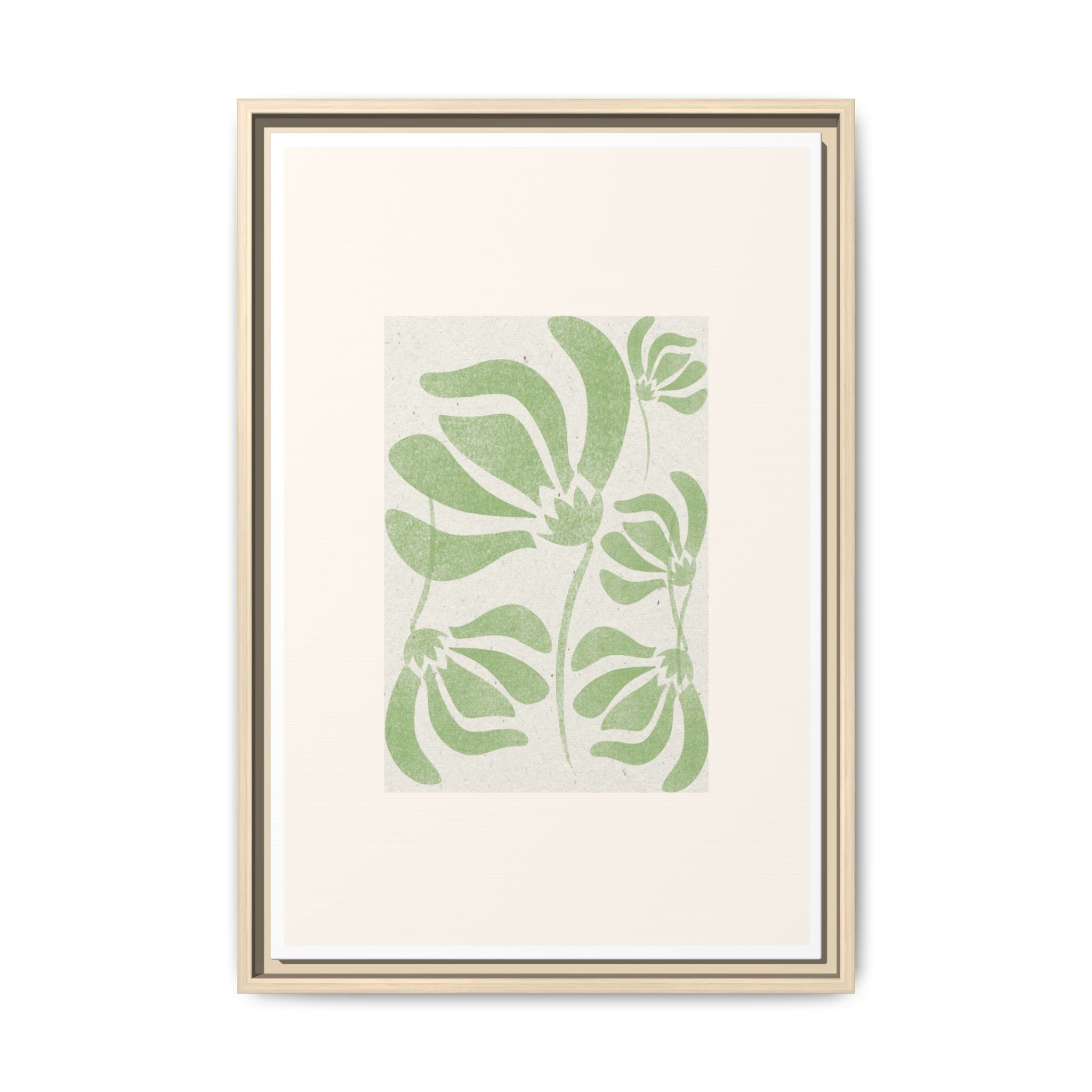 Verdant Bloom Harmony - Framed